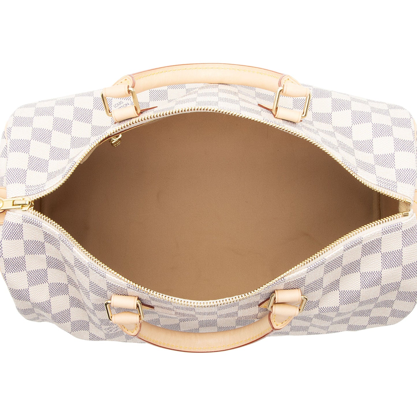 Louis Vuitton Damier Azur Speedy 35 Satchel (SHF-25zlLp)