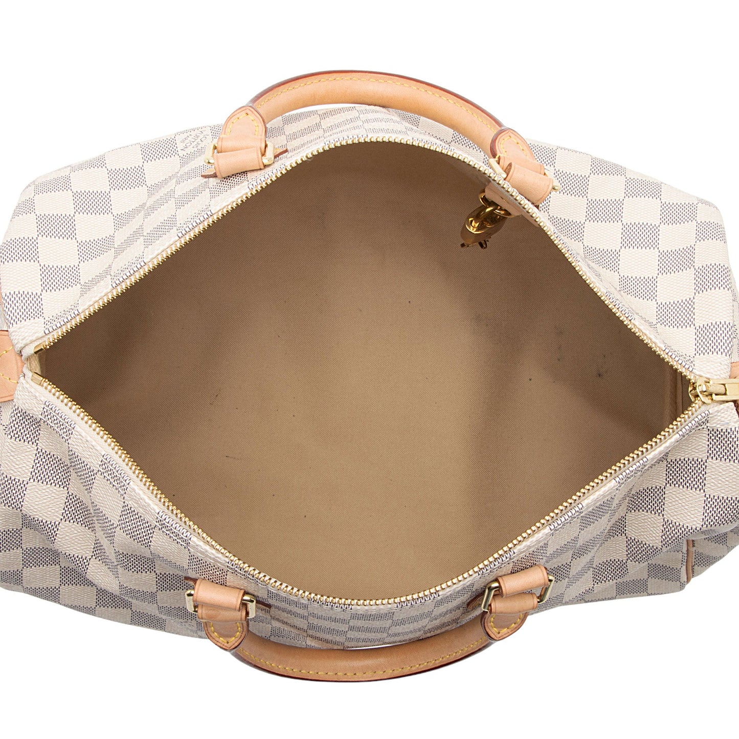 Louis Vuitton Damier Azur Speedy 35 Satchel (SHF-P9u9Py)