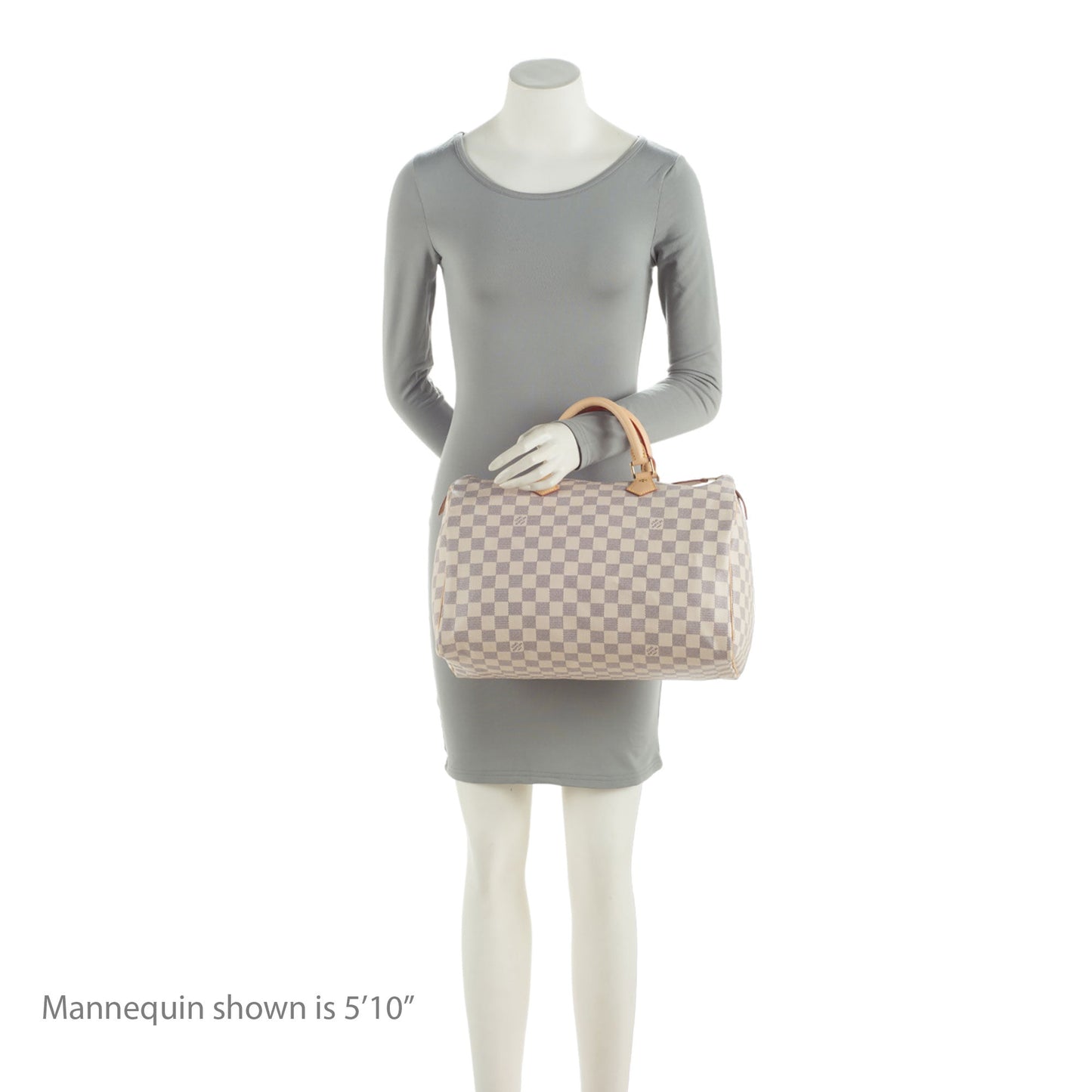 Louis Vuitton Damier Azur Speedy 35 Satchel (SHF-P9u9Py)