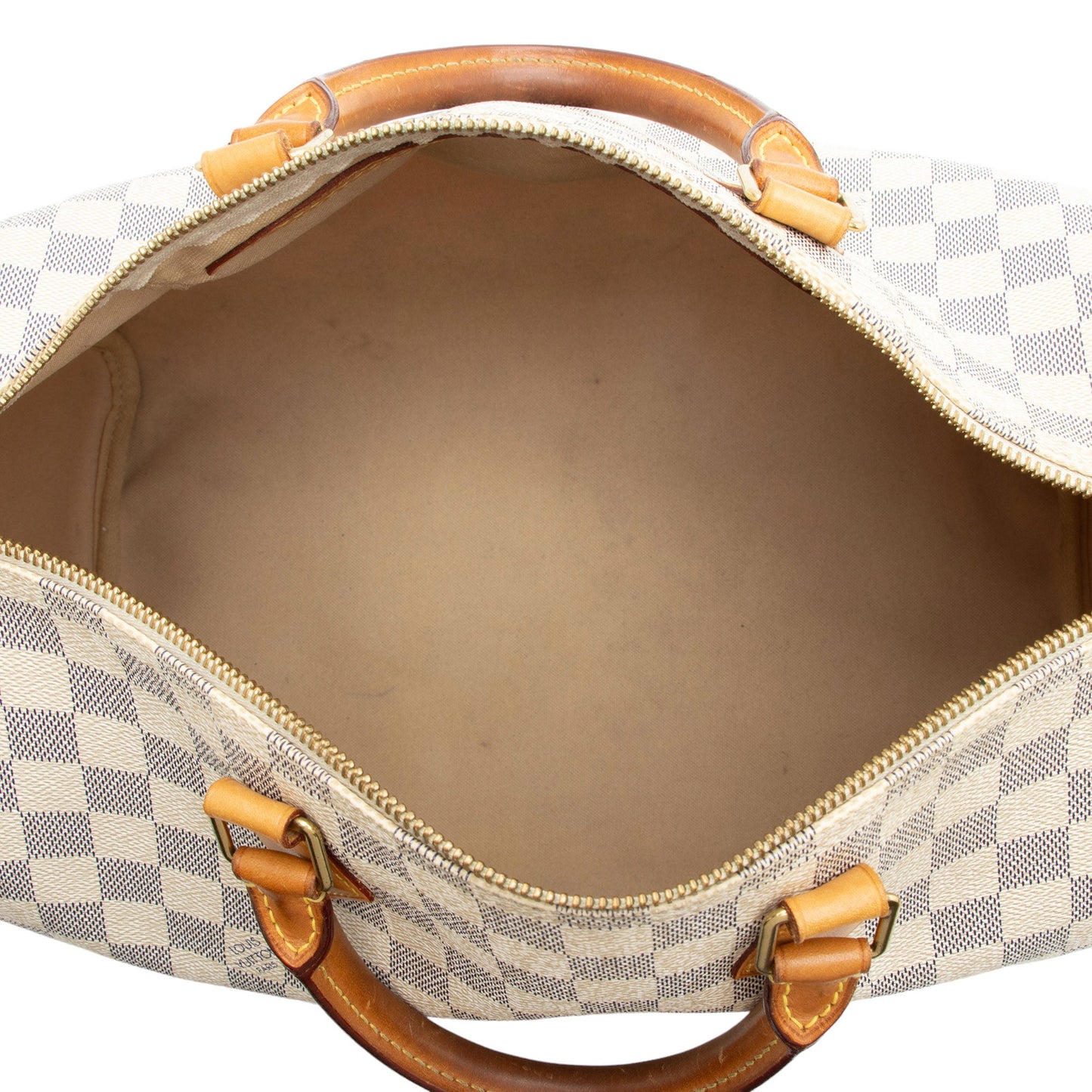 Louis Vuitton Damier Azur Speedy 35 Satchel (SHF-EH25OJ)
