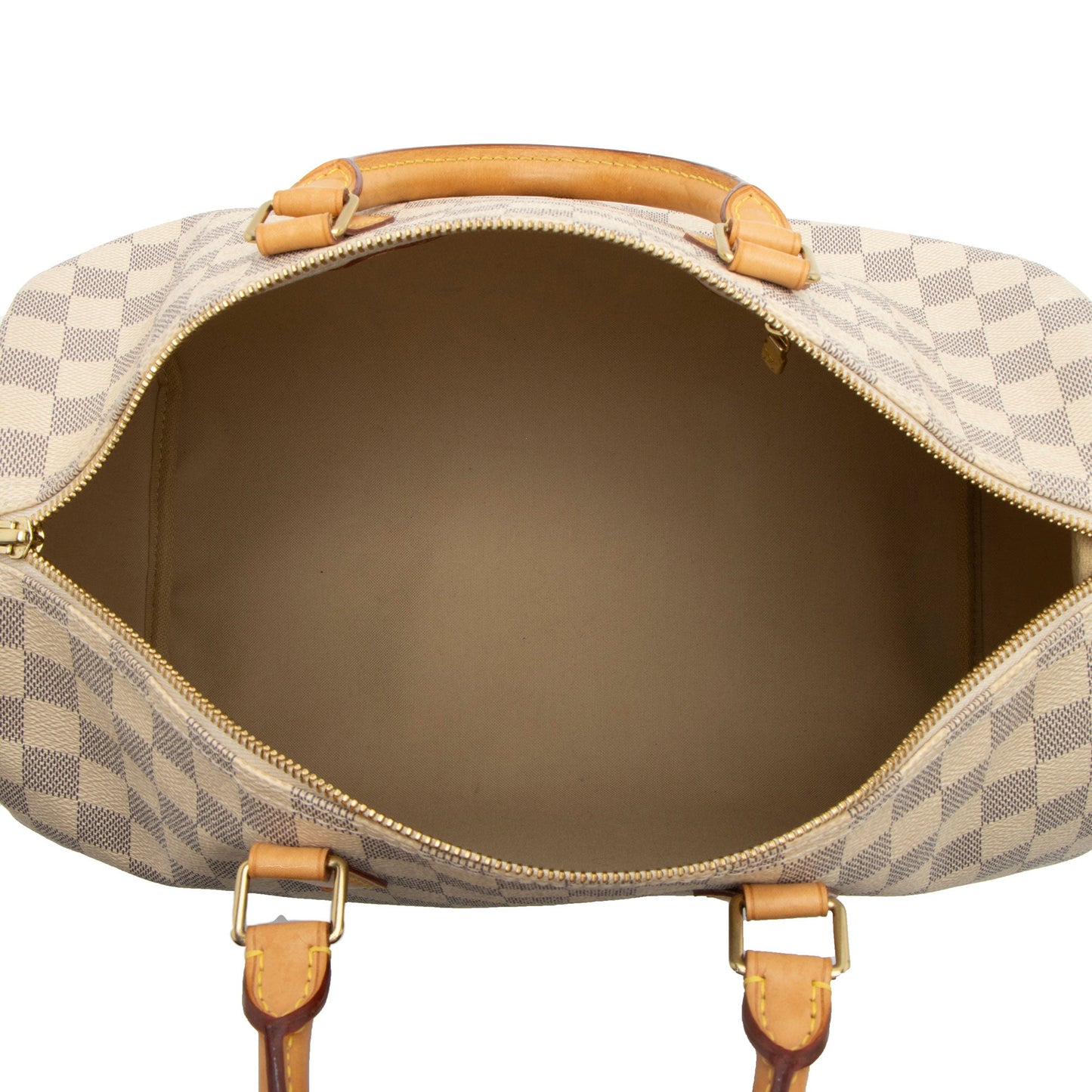 Louis Vuitton Damier Azur Speedy 35 Satchel (SHF-BC7FpS)