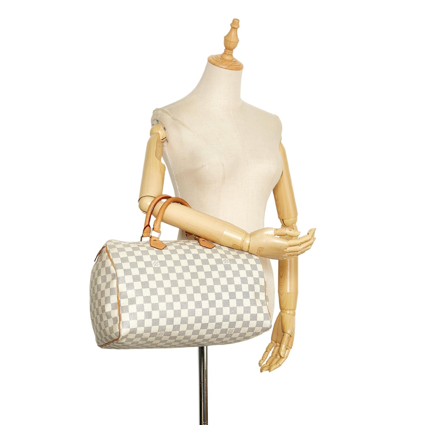 Louis Vuitton Damier Azur Speedy 35 (SHG-tygh9g)