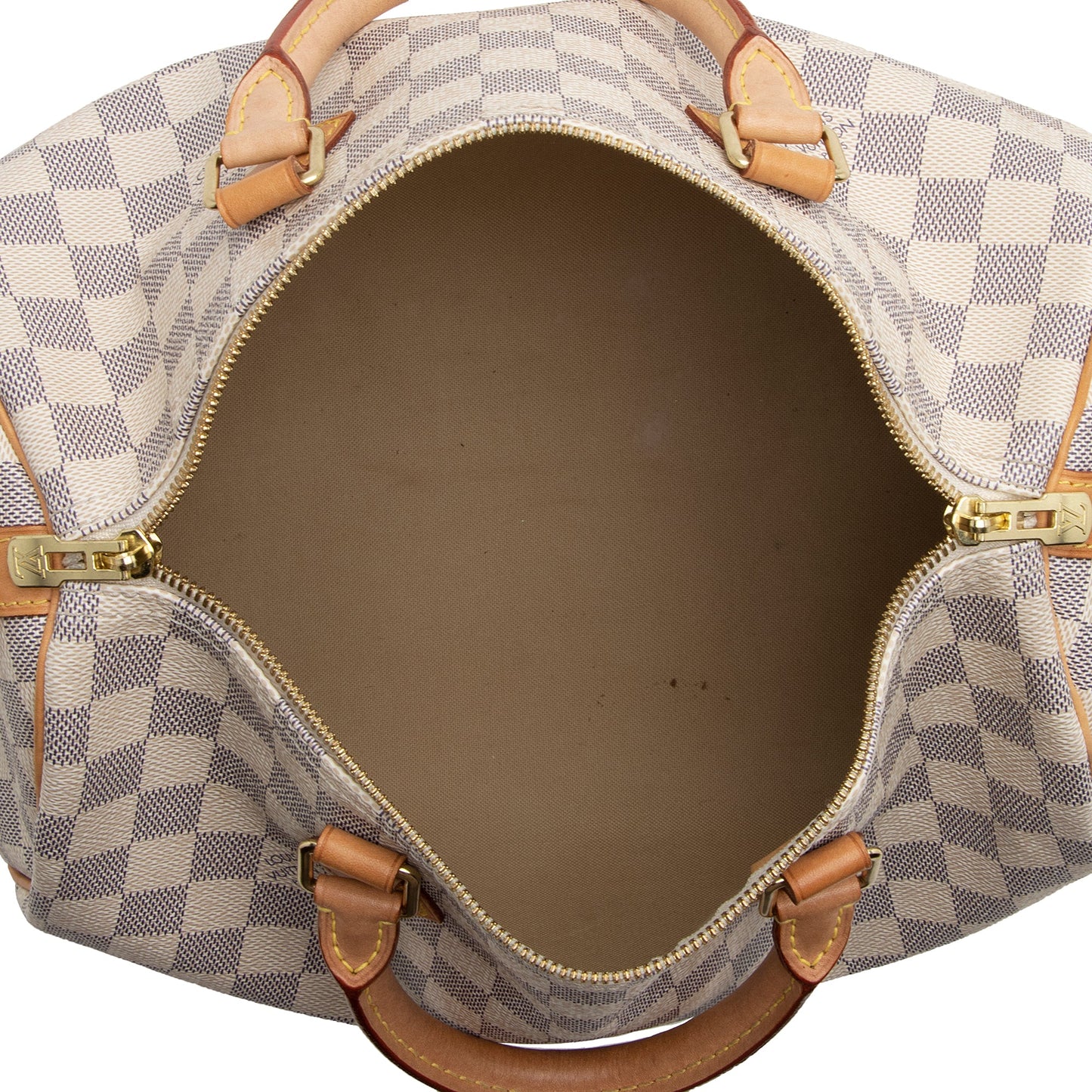 Louis Vuitton Damier Azur Speedy Bandouliere 30 Satchel (SHF-22266)