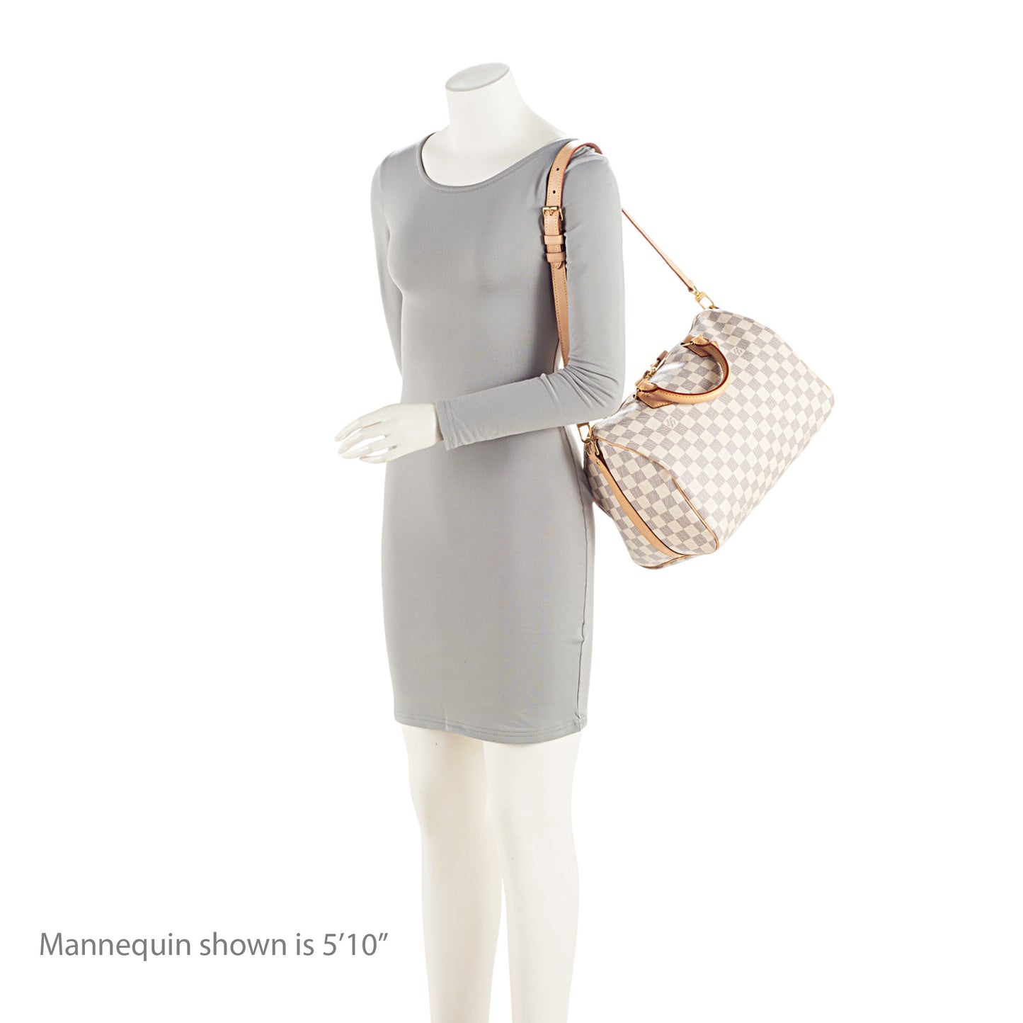 Louis Vuitton Damier Azur Speedy Bandouliere 30 Satchel (SHF-uLQ8b7)