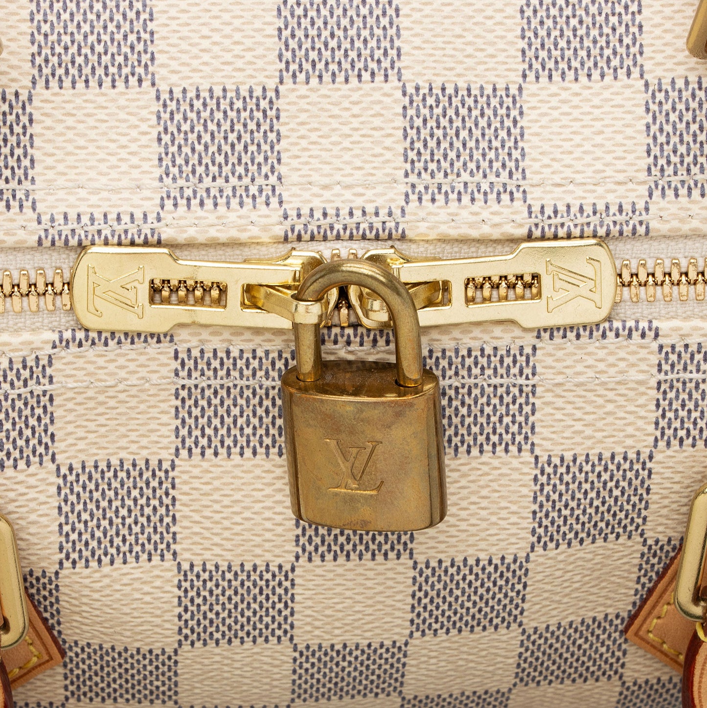 Louis Vuitton Damier Azur Speedy Bandouliere 30 Satchel