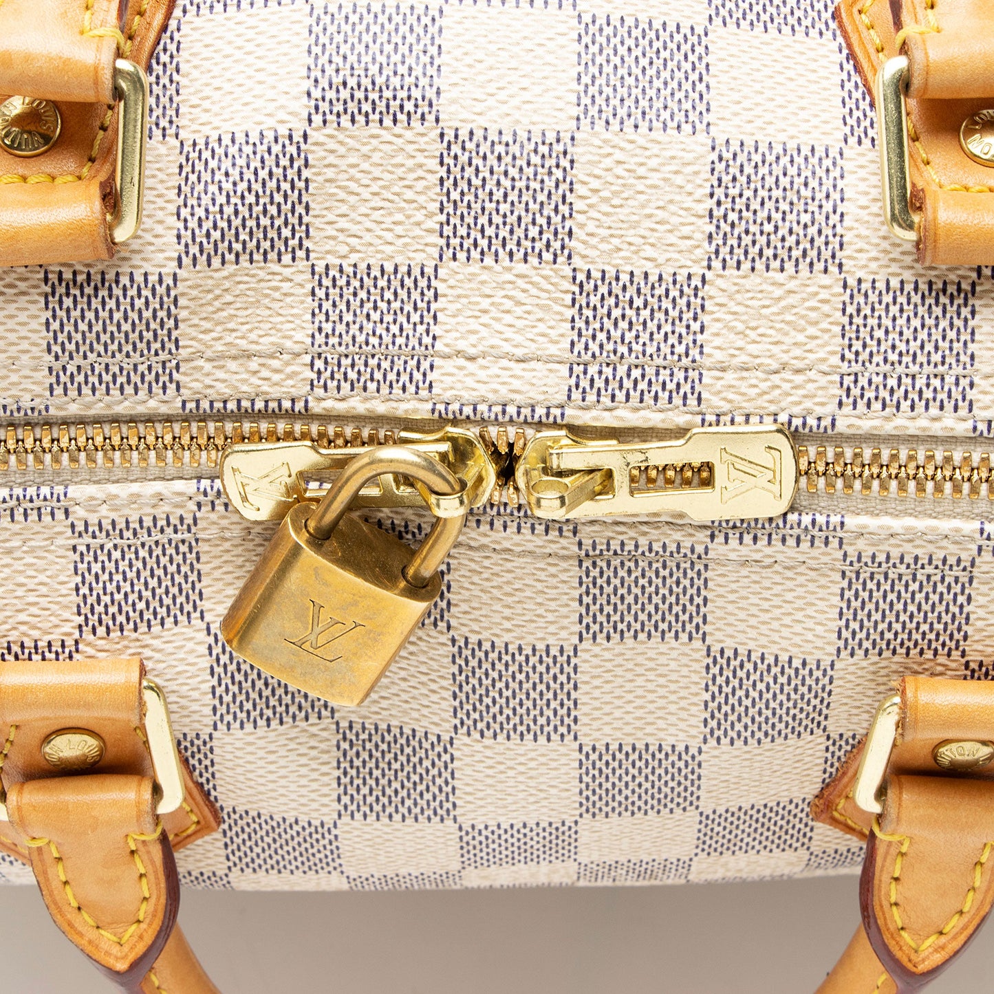 Louis Vuitton Damier Azur Speedy Bandouliere 30 Satchel