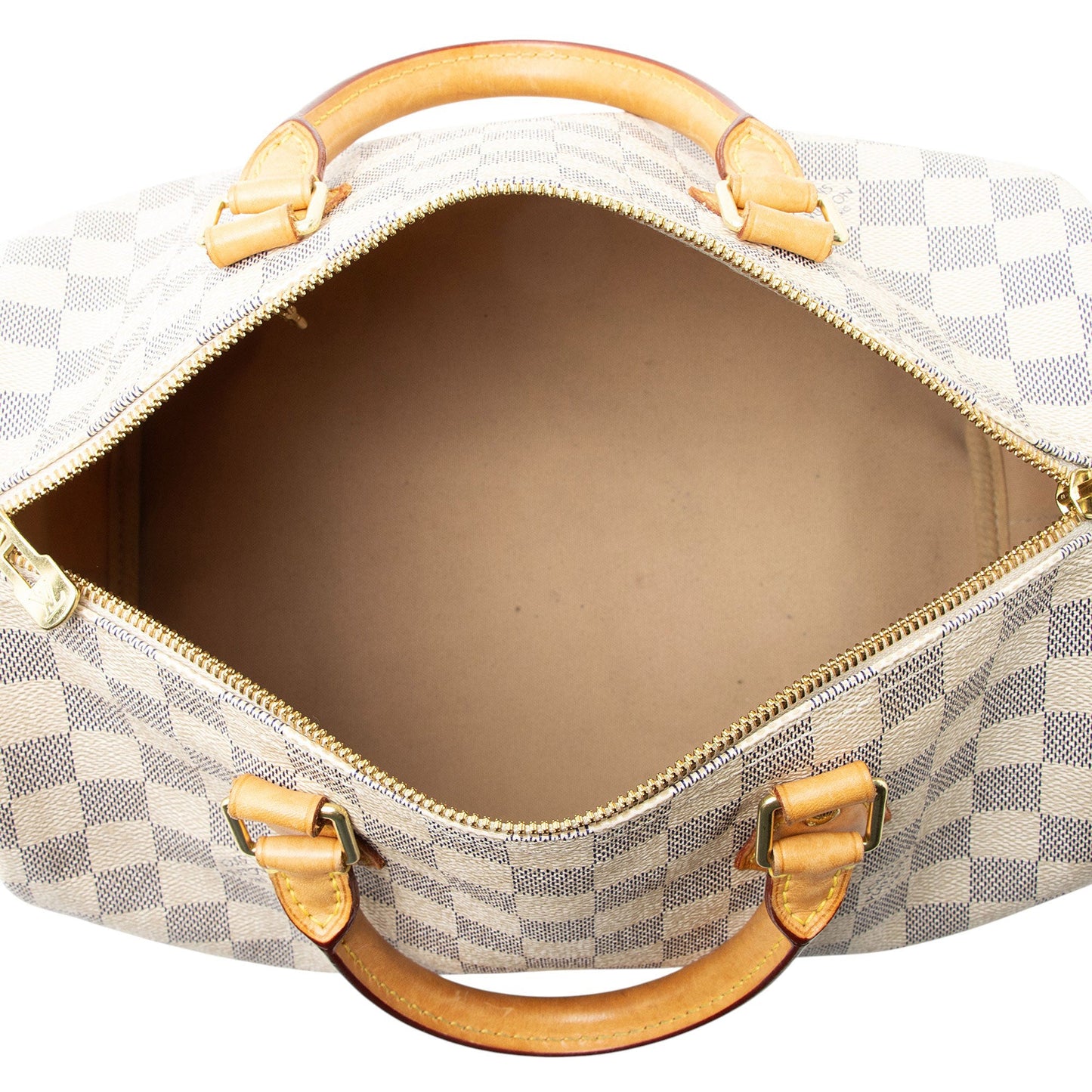 Louis Vuitton Damier Azur Speedy Bandouliere 30 Satchel