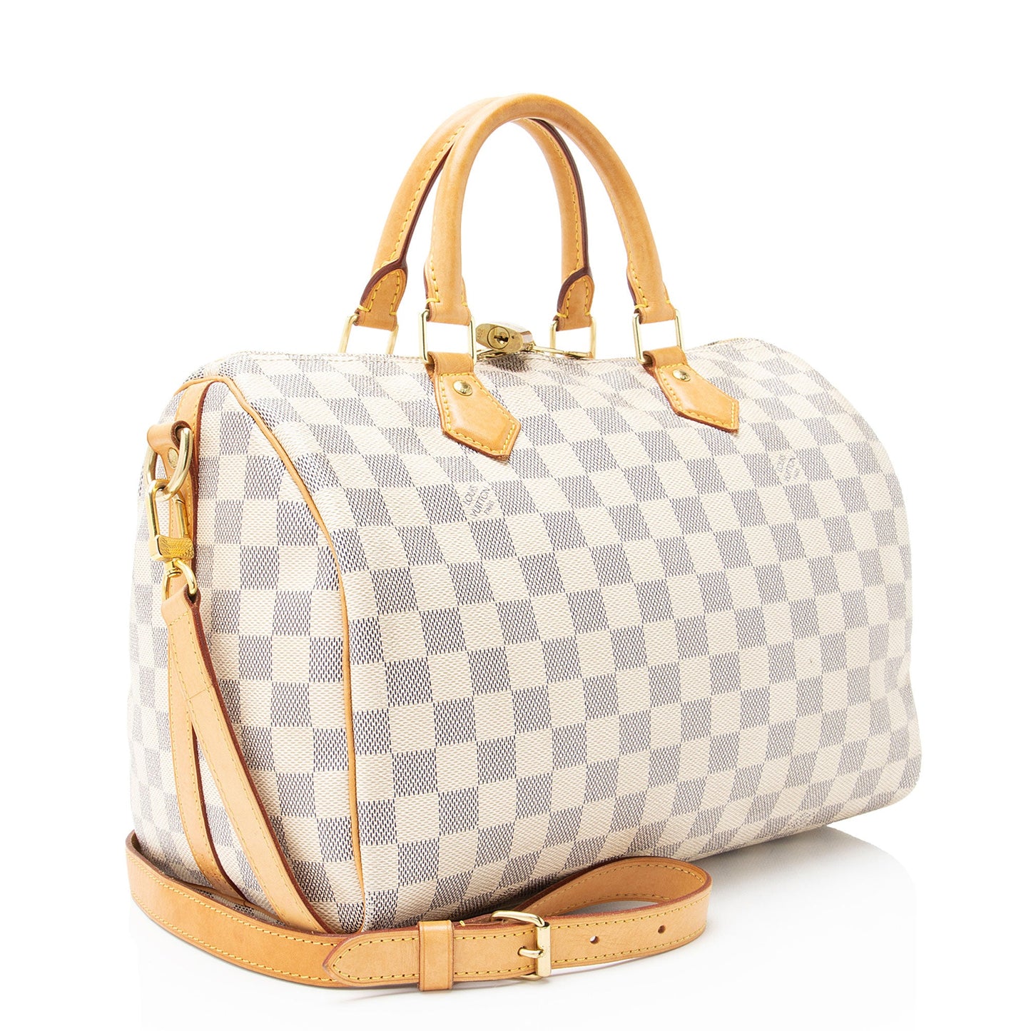 Louis Vuitton Damier Azur Speedy Bandouliere 30 Satchel