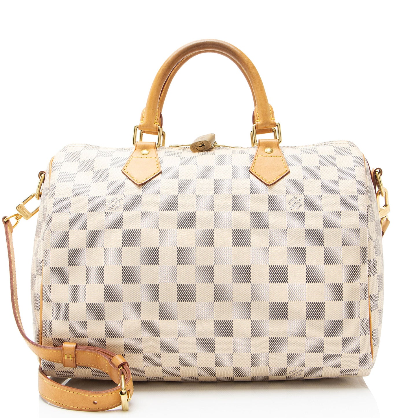 Louis Vuitton Damier Azur Speedy Bandouliere 30 Satchel