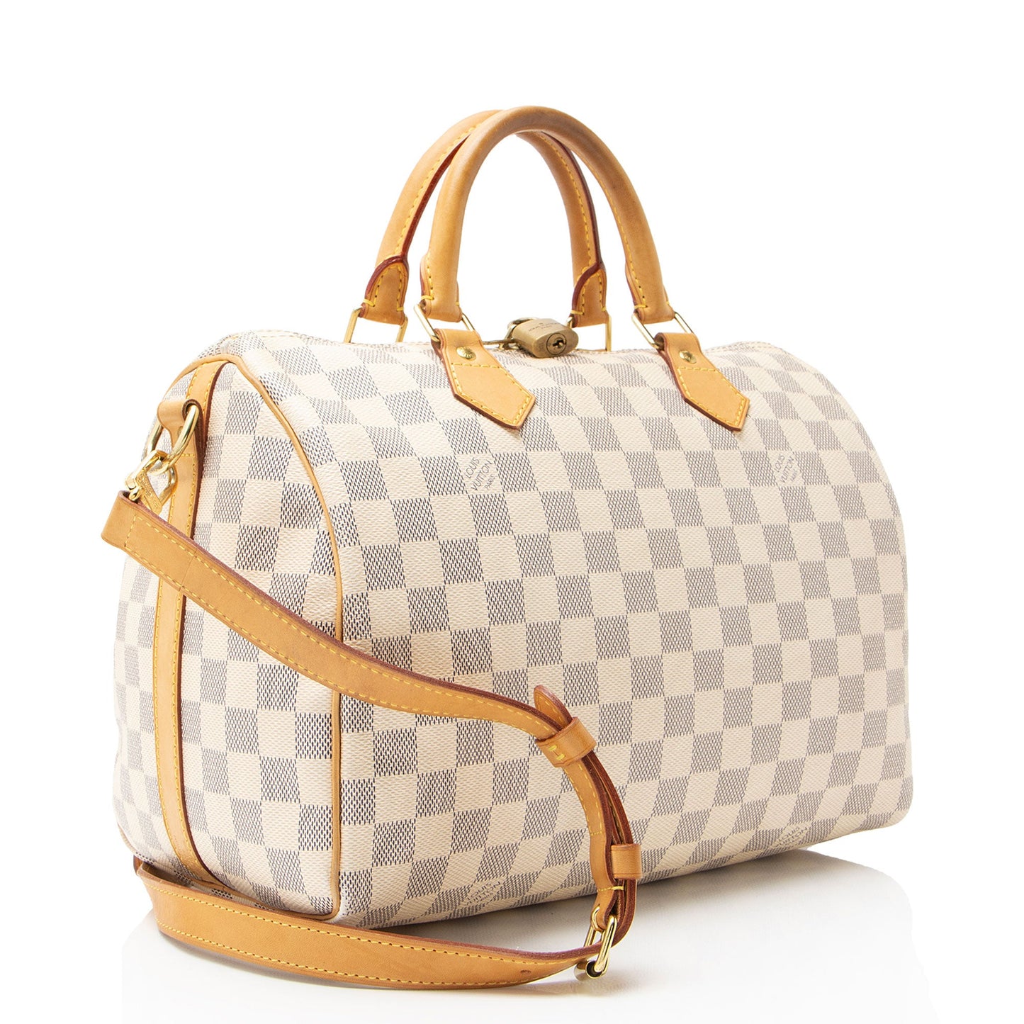 Louis Vuitton Damier Azur Speedy Bandouliere 30 Satchel