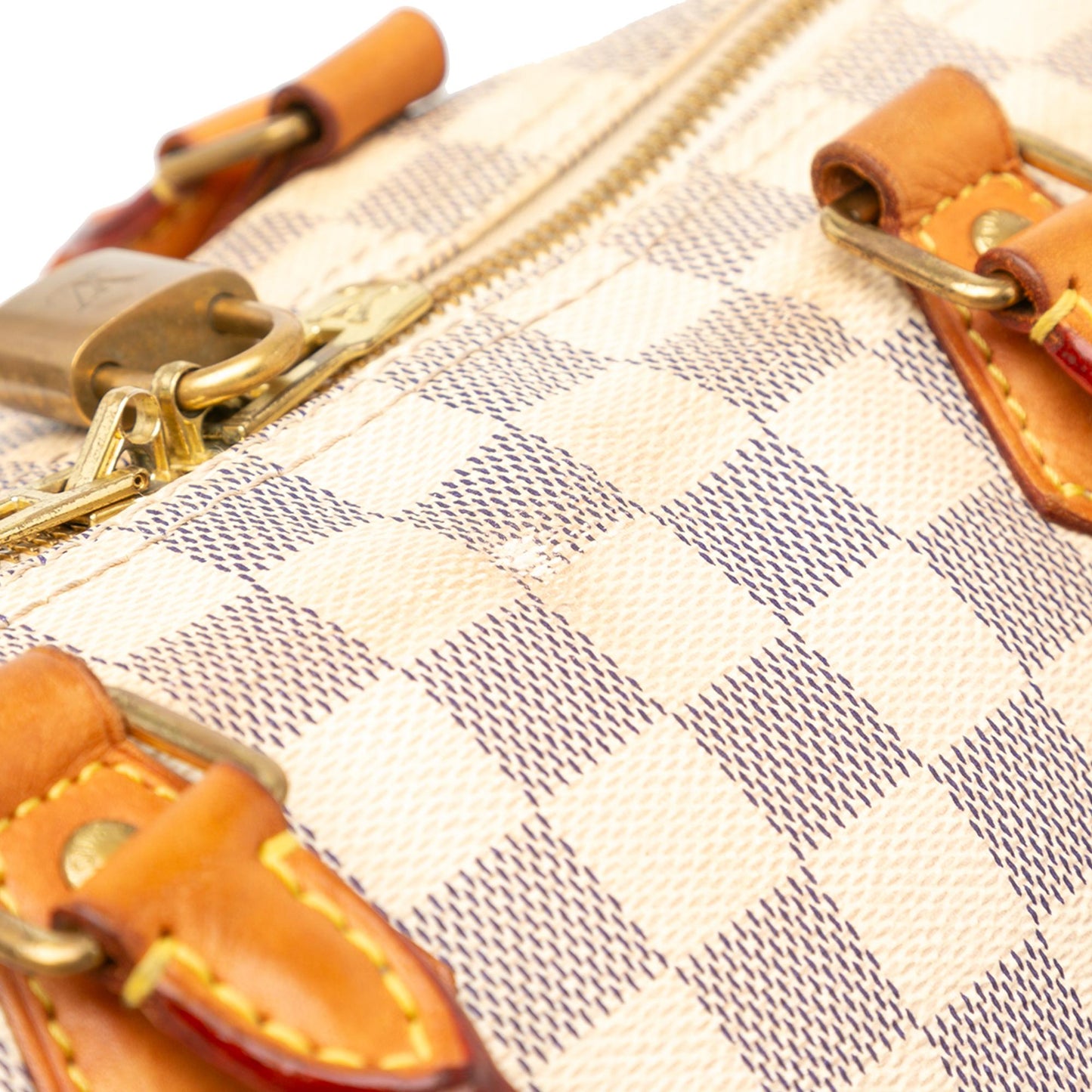 Louis Vuitton Damier Azur Speedy Bandouliere 30 (SHG-ol1KoI)