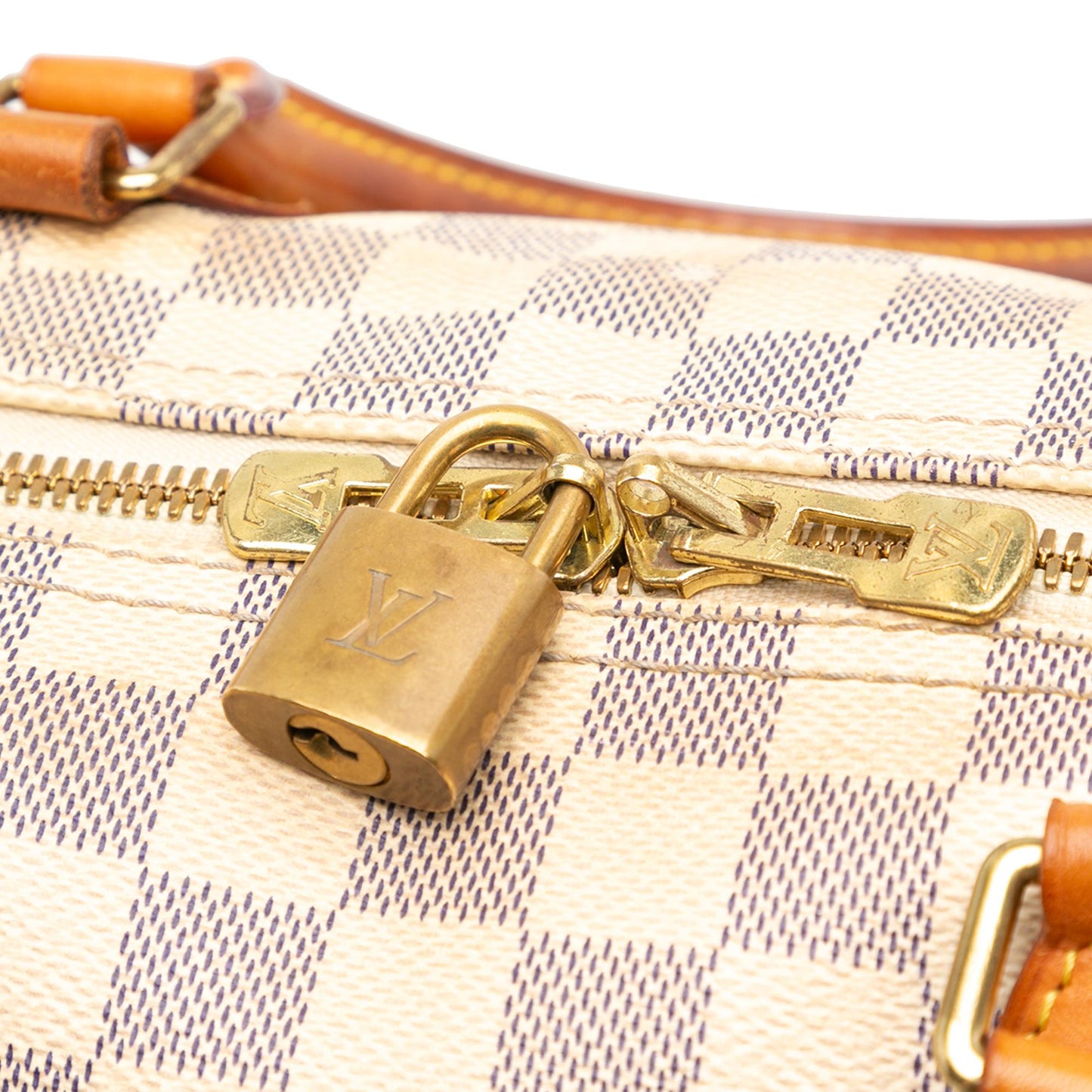 Louis Vuitton Damier Azur Speedy Bandouliere 30 (SHG-ol1KoI)