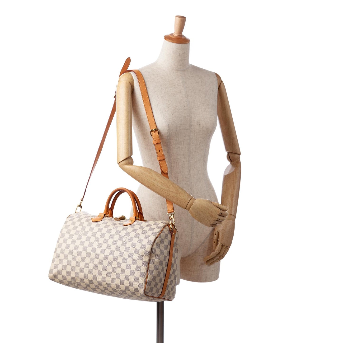 Louis Vuitton Damier Azur Speedy Bandouliere 35 (SHG-iCQbEU)
