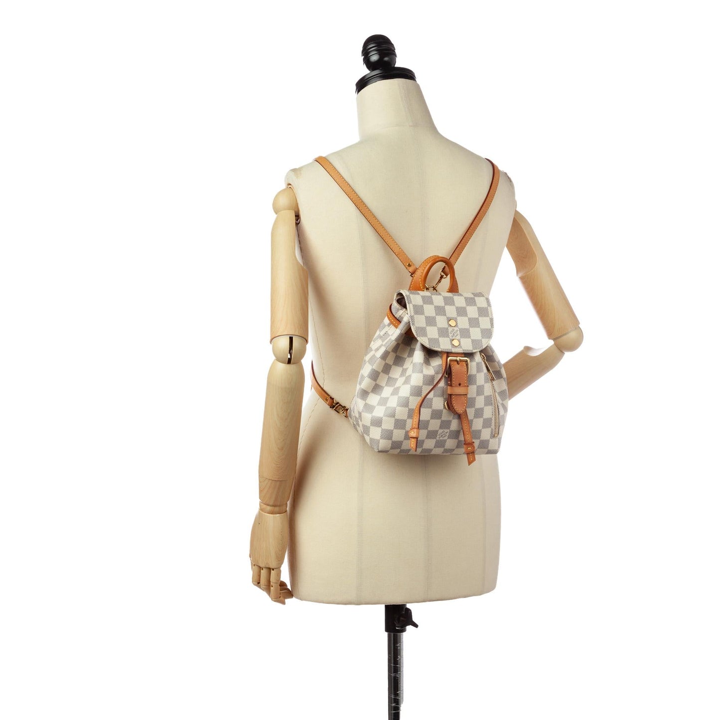 Louis Vuitton Damier Azur Sperone BB (SHG-30576)