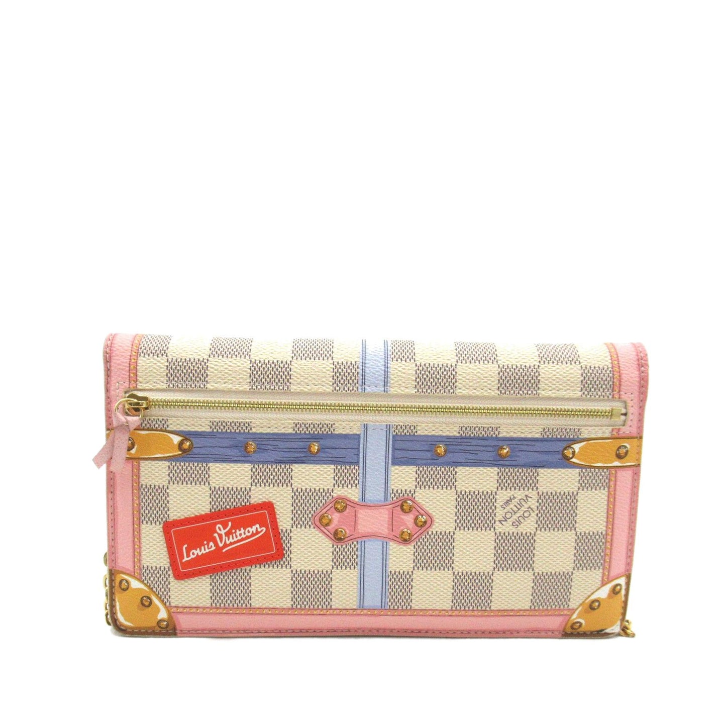 Louis Vuitton Damier Azur Summer Trunks Pochette Weekend (SHG-0kU19k)