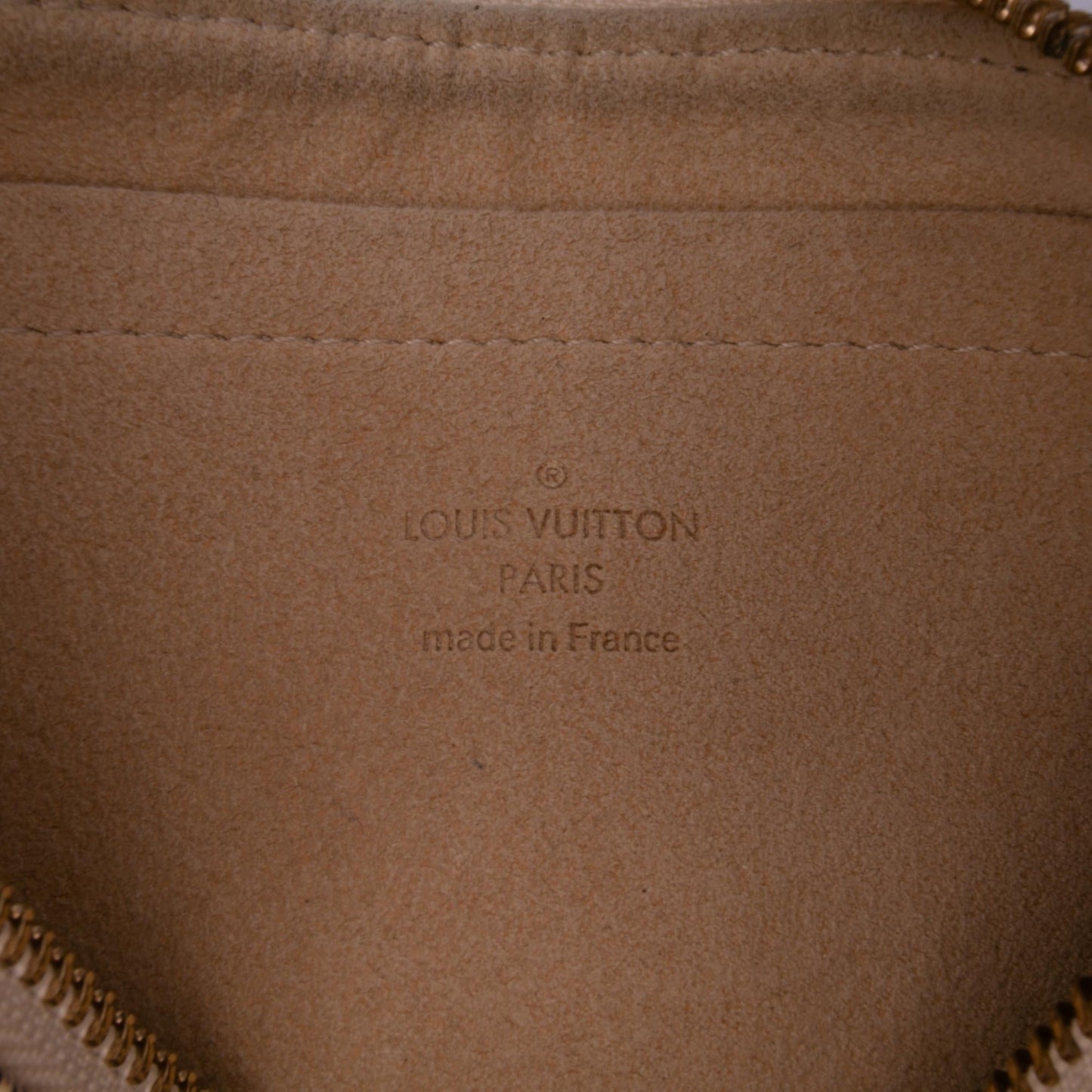 Louis Vuitton Damier Azur Trunks Labels Pochette Milla MM