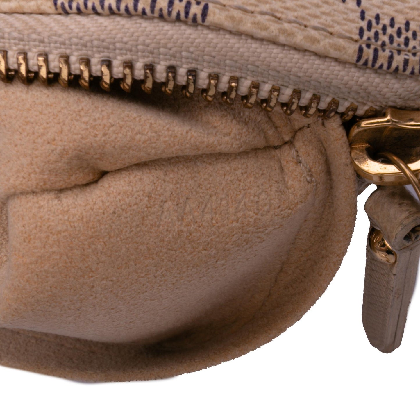 Louis Vuitton Damier Azur Trunks Labels Pochette Milla MM