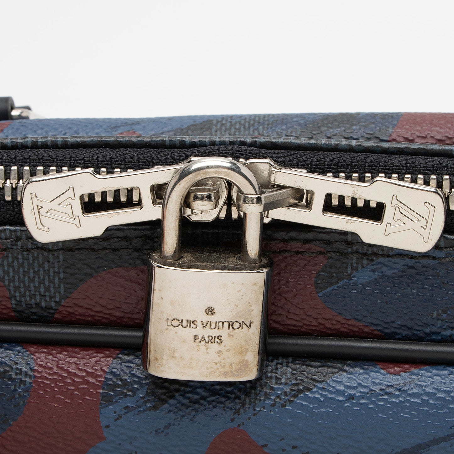 Louis Vuitton Damier Cobalt Camouflage Porte-Documents Voyage PM Bag