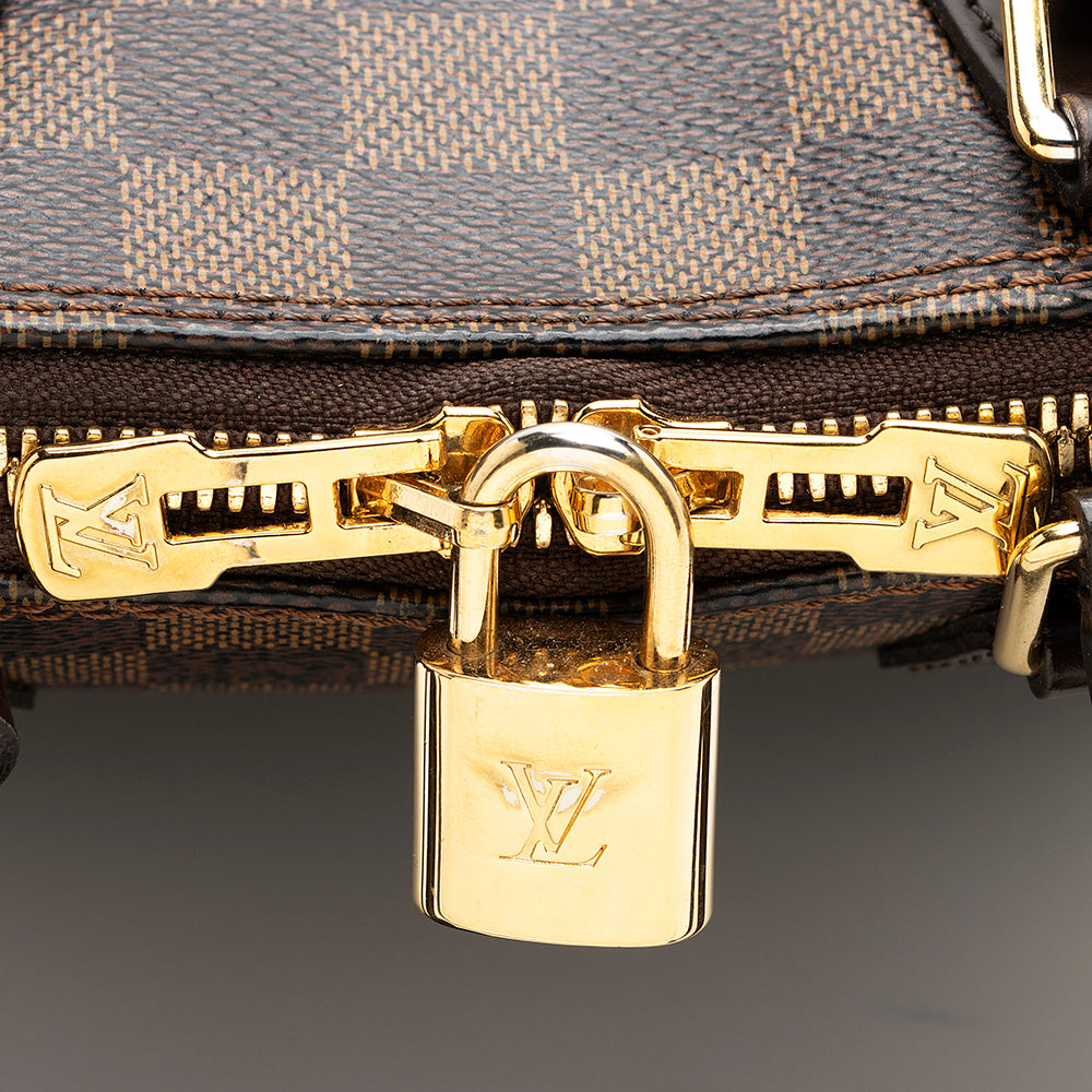Louis Vuitton Damier Ebene Alma BB Satchel (SHF-20611)