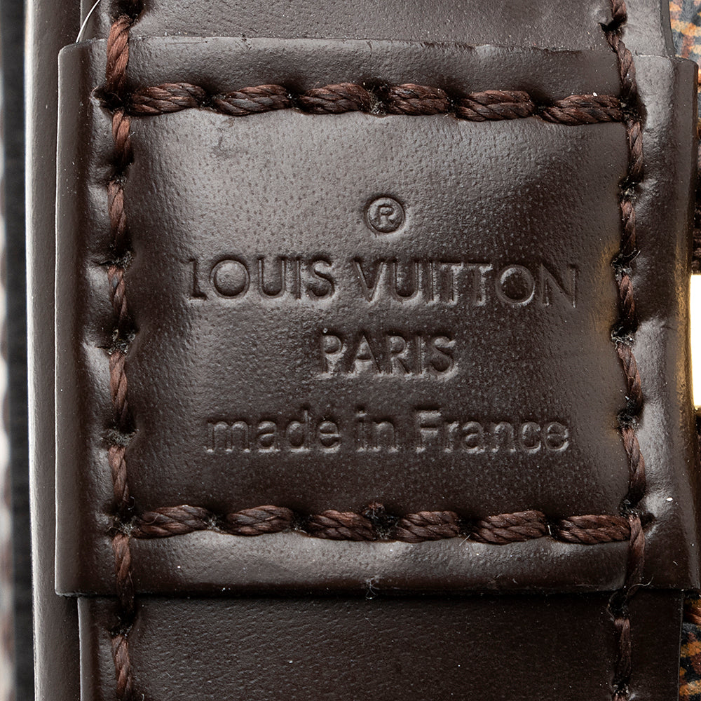 Louis Vuitton Damier Ebene Alma BB Satchel (SHF-20611)