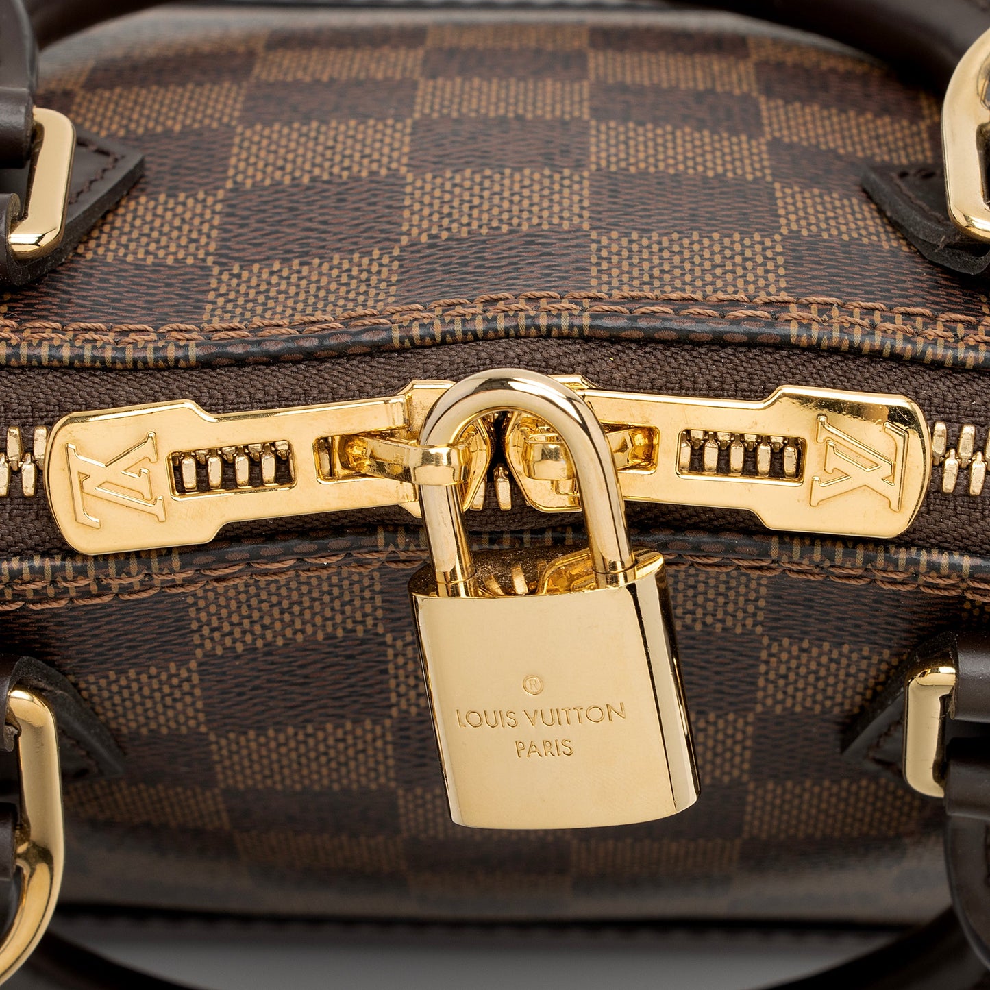 Louis Vuitton Damier Ebene Alma BB Satchel (SHF-22932)