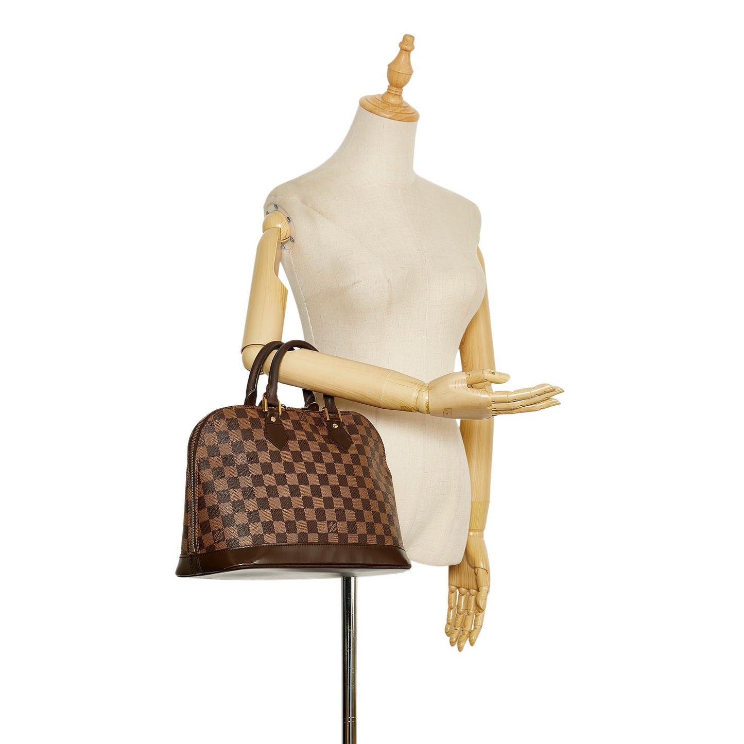 Louis Vuitton Damier Ebene Alma MM (SHG-37864)