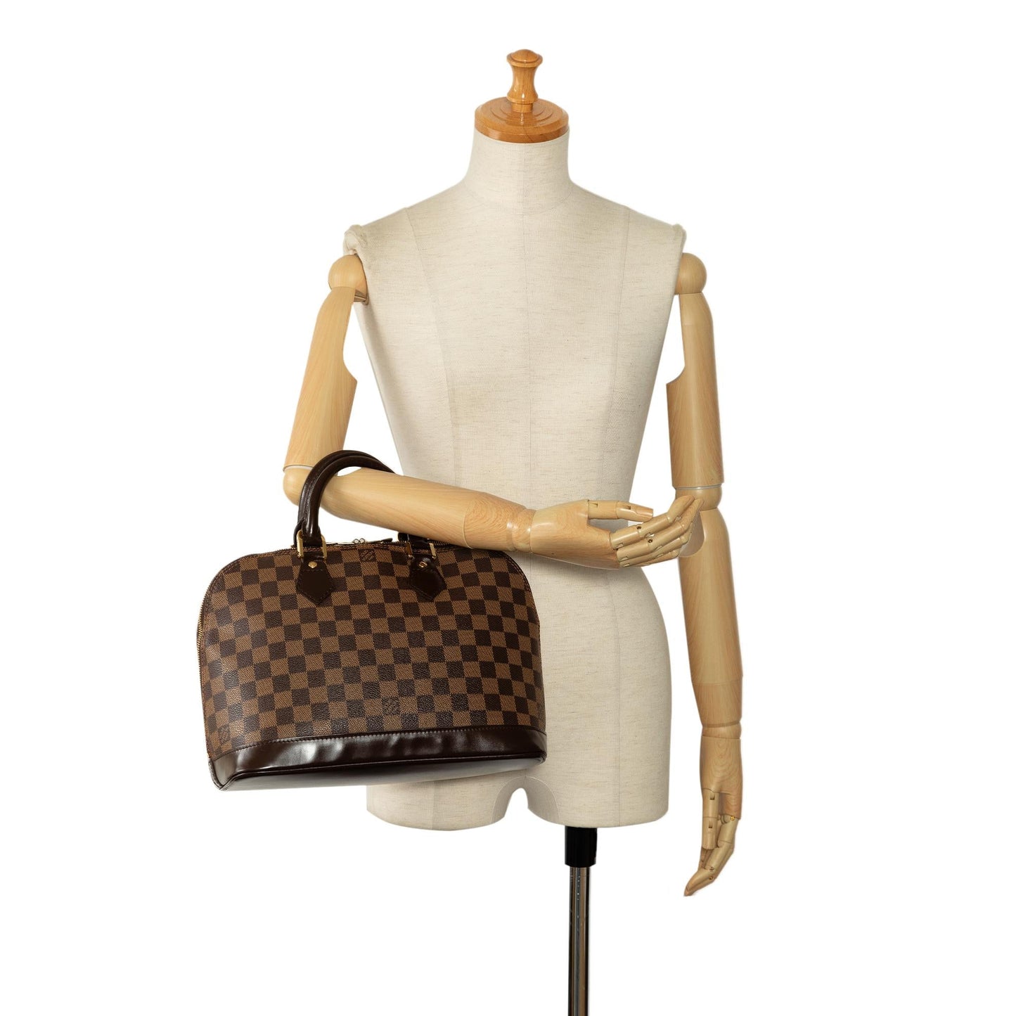 Louis Vuitton Damier Ebene Alma MM (SHG-Sdk1fD)