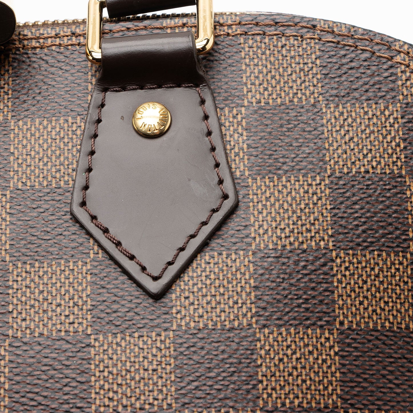 Louis Vuitton Damier Ebene Alma PM Satchel