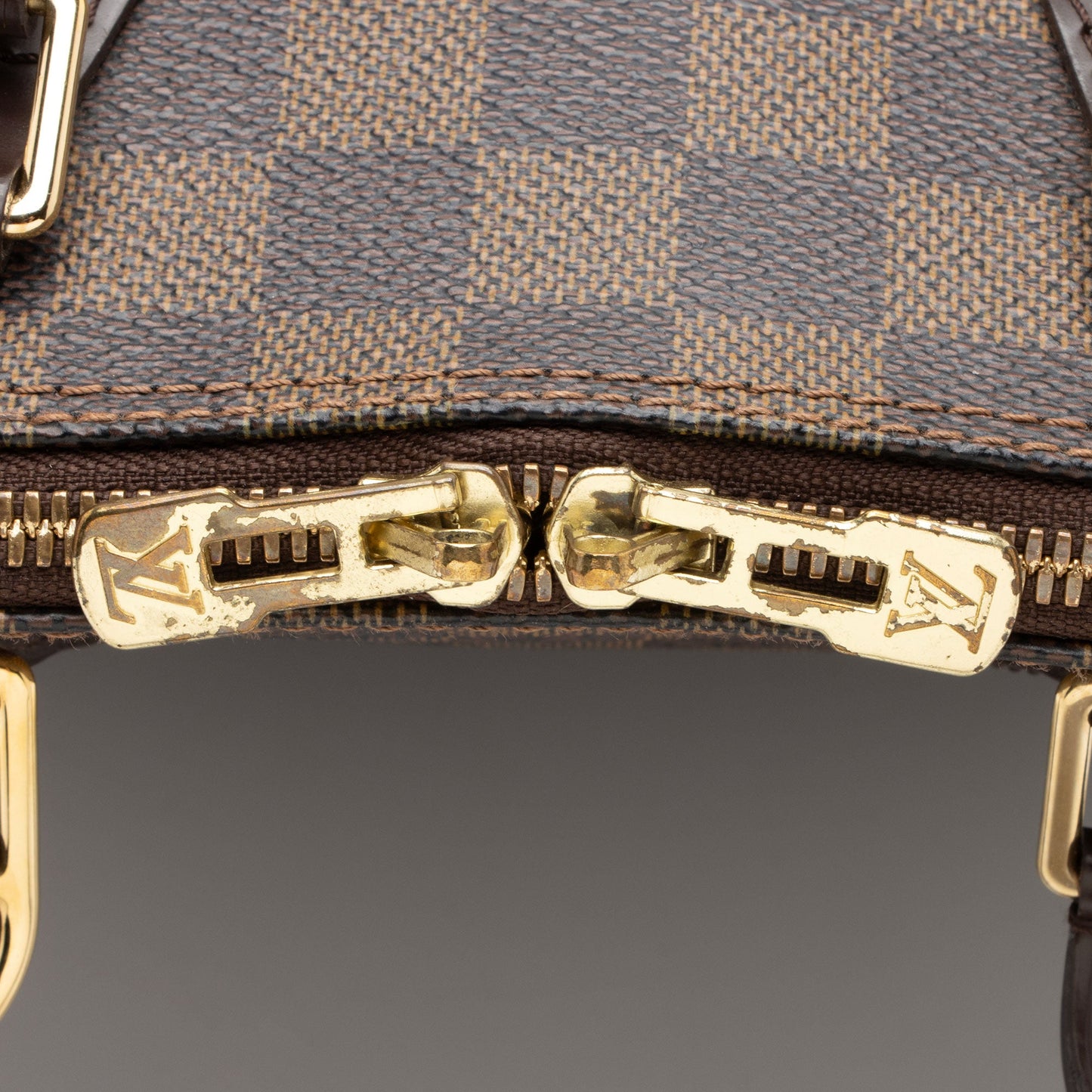 Louis Vuitton Damier Ebene Alma PM Satchel