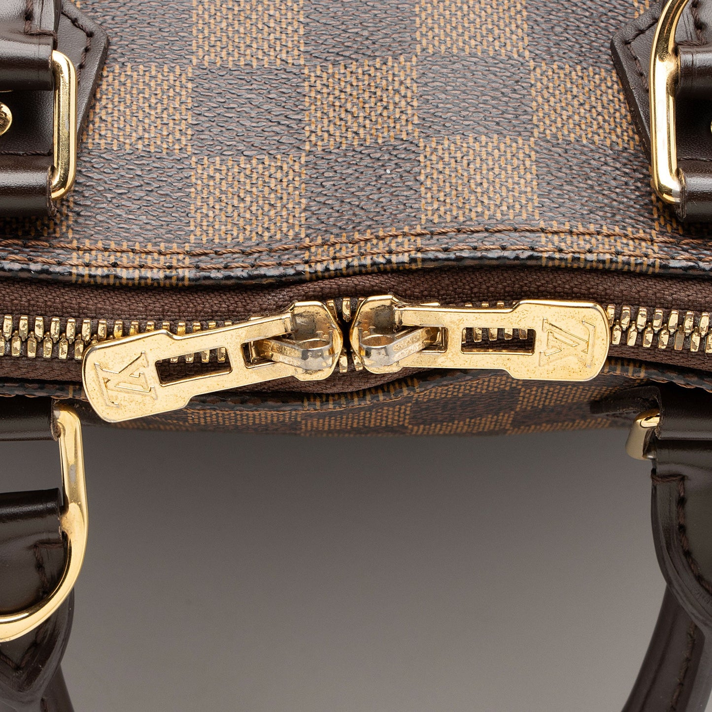 Louis Vuitton Damier Ebene Alma PM Satchel
