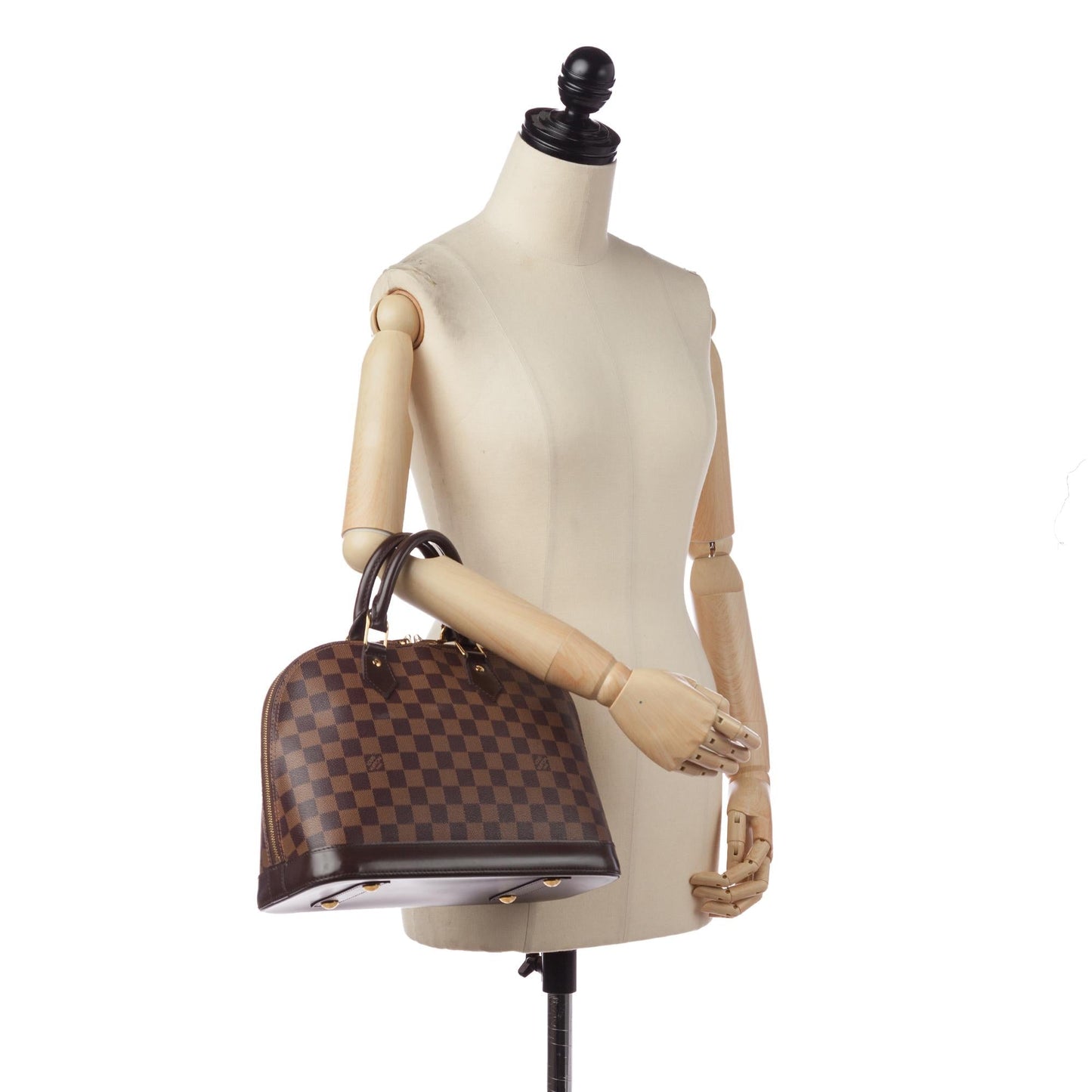 Louis Vuitton Damier Ebene Alma PM (SHG-32093)