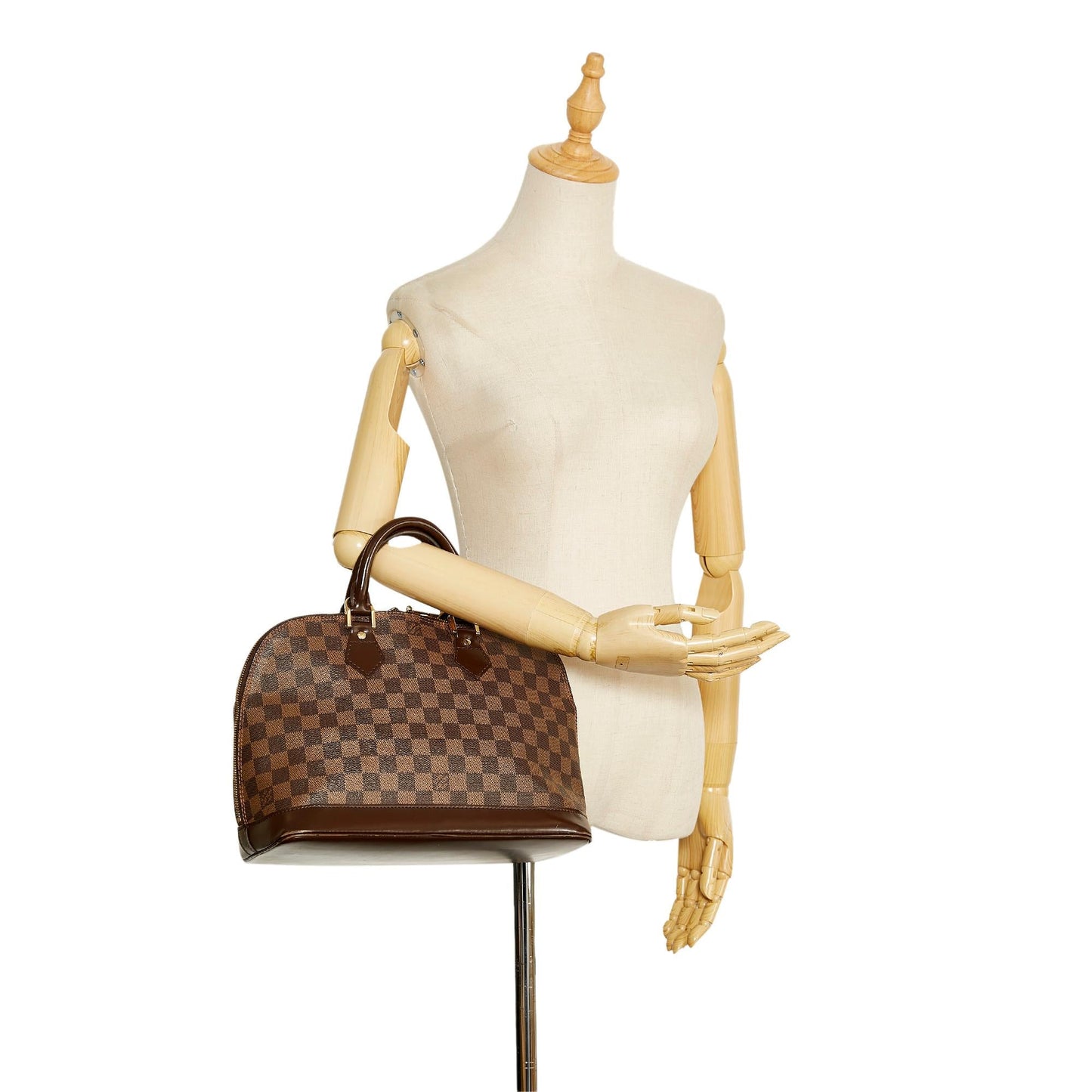 Louis Vuitton Damier Ebene Alma PM (SHG-RwKlLD)