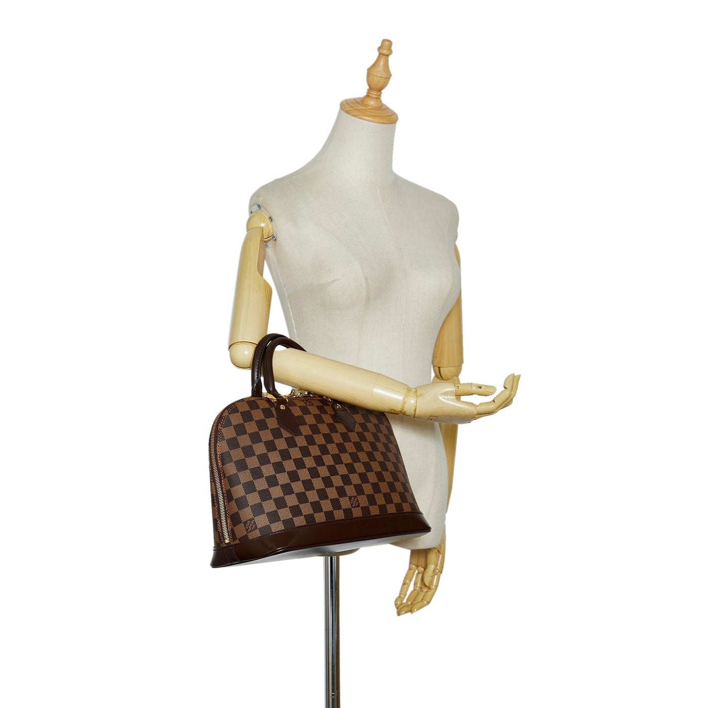 Louis Vuitton Damier Ebene Alma PM (SHG-ZgUOhI)