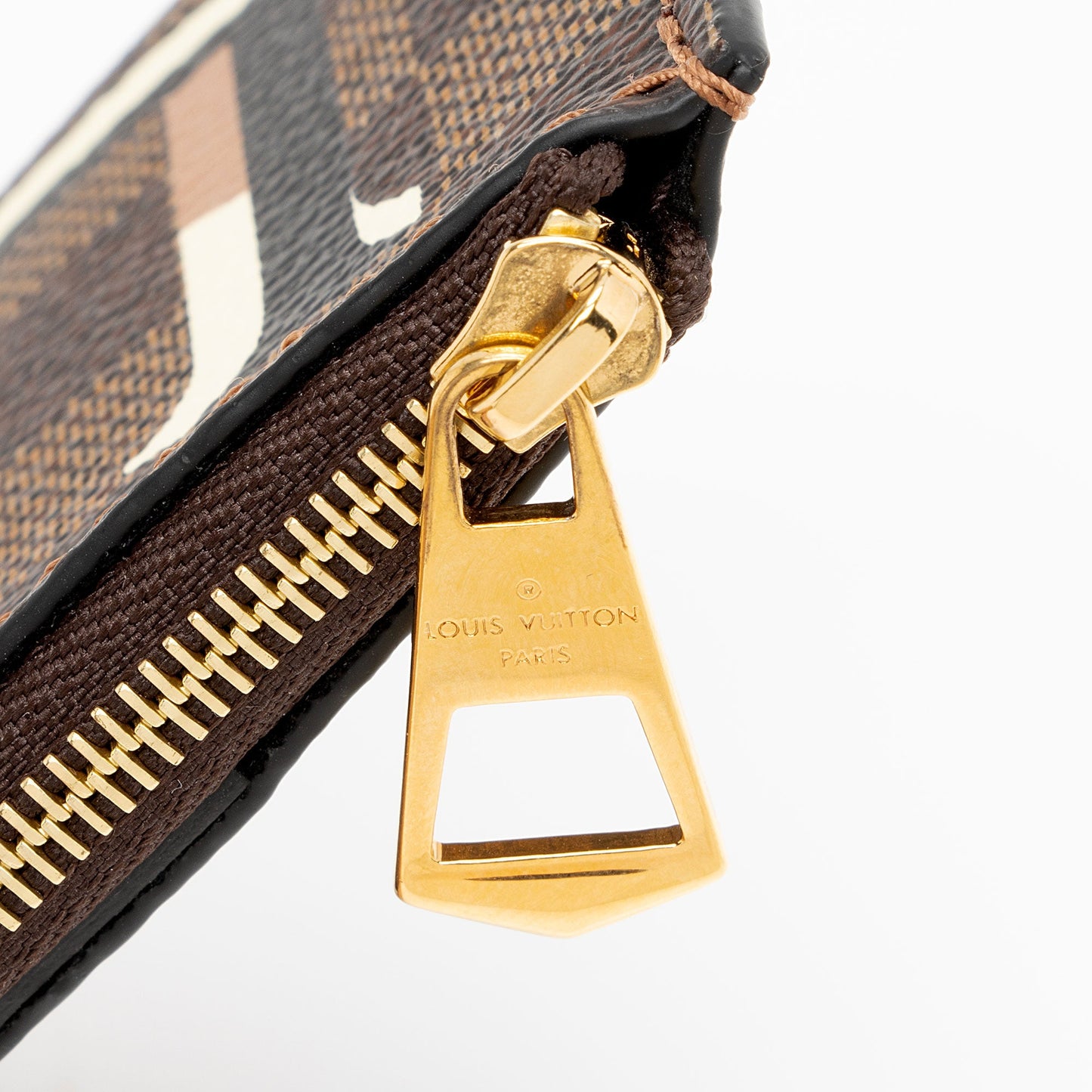 Louis Vuitton Damier Ebene Belmont PM Pochette (SHF-sh4QTt)