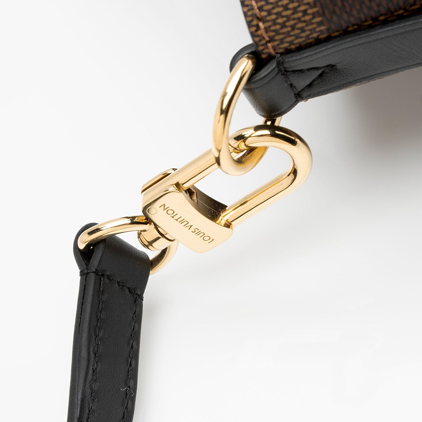 Louis Vuitton Damier Ebene Belmont PM Tote (SHF-NhyEwF)