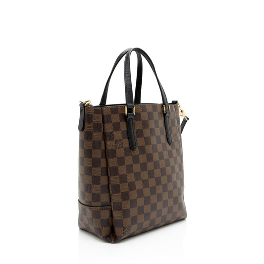 Louis Vuitton Damier Ebene Belmont PM Tote (SHF-NhyEwF)