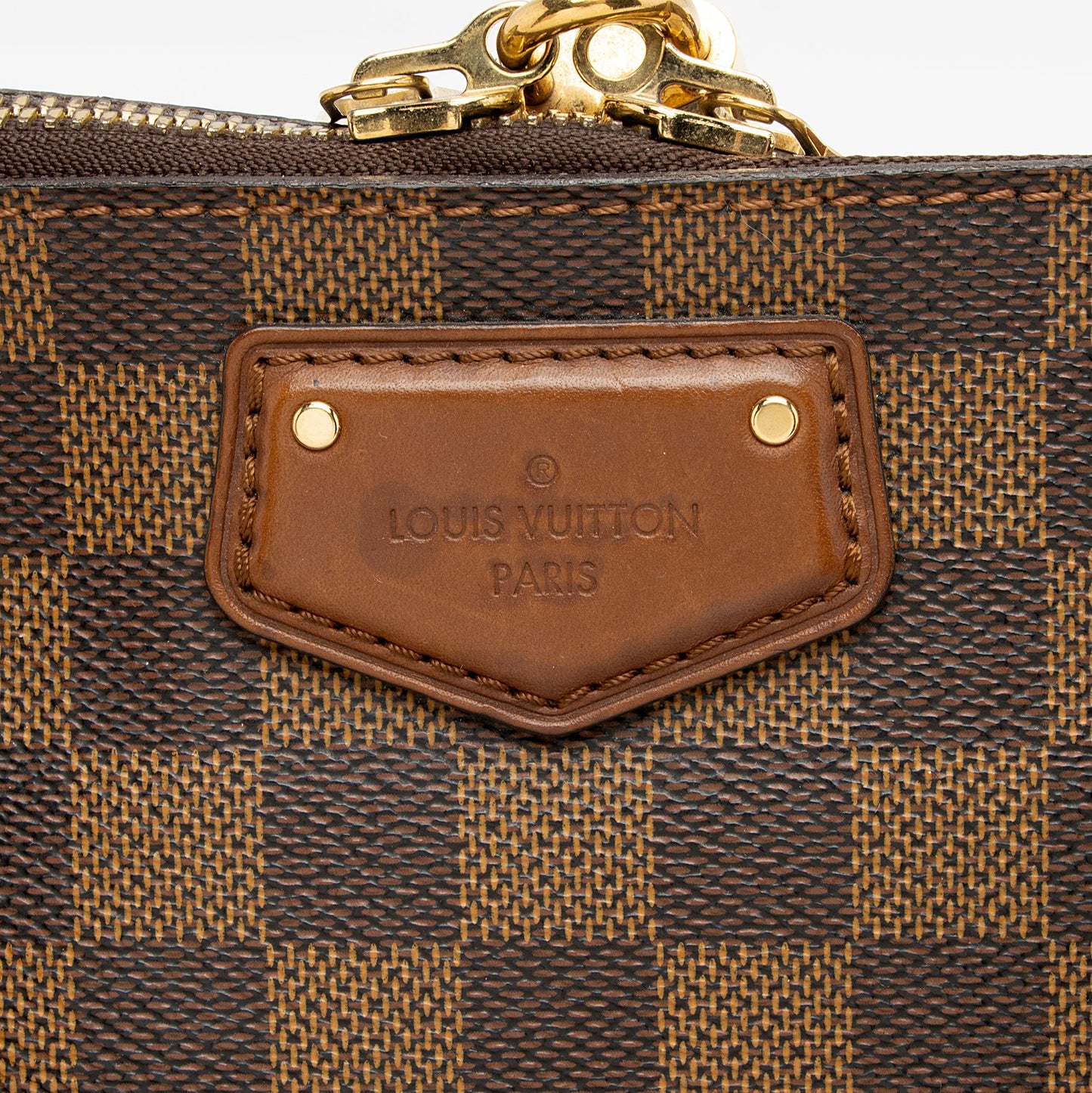 Louis Vuitton Damier Ebene Belmont Tote (SHF-e1PDWV)