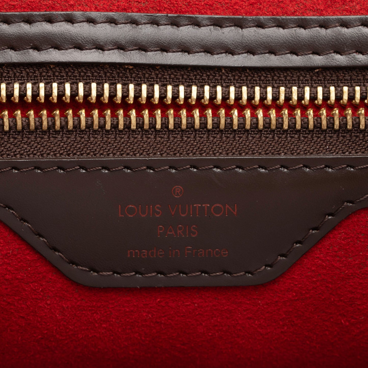Louis Vuitton Damier Ebene Bergamo MM Satchel (SHF-PUez35)