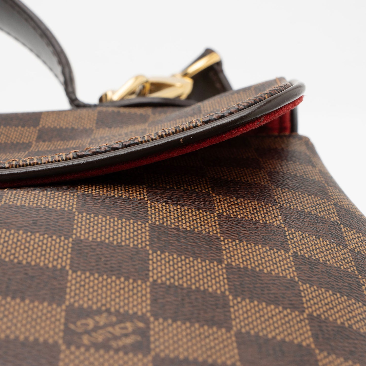 Louis Vuitton Damier Ebene Bergamo MM Satchel (SHF-3XaaKz)