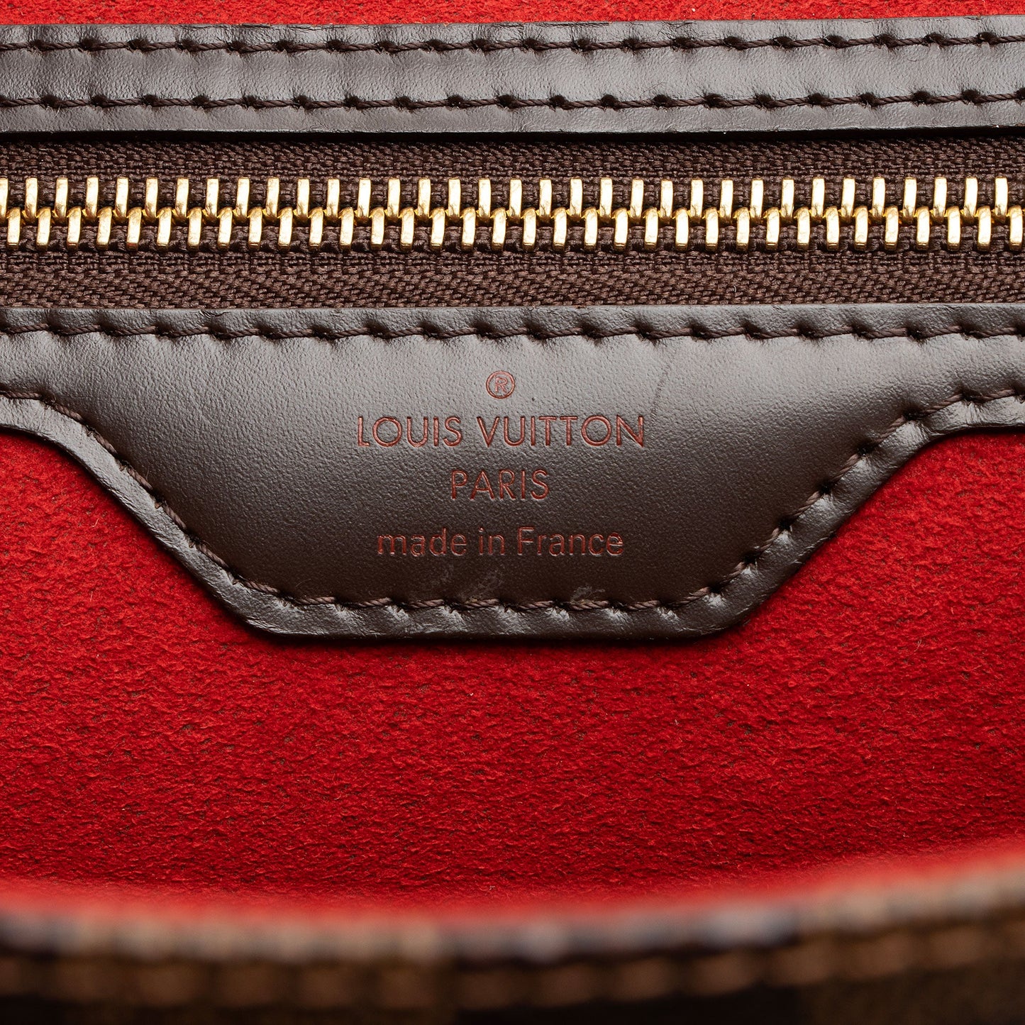 Louis Vuitton Damier Ebene Bergamo MM Satchel (SHF-3XaaKz)