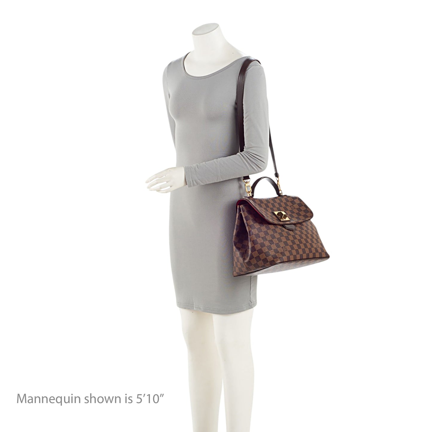 Louis Vuitton Damier Ebene Bergamo MM Satchel (SHF-3XaaKz)