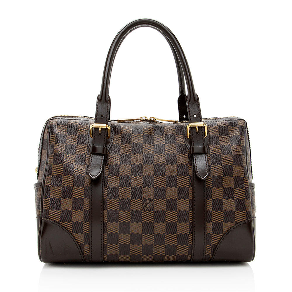Louis Vuitton Damier Ebene Berkeley Satchel -  (SHF-18824)