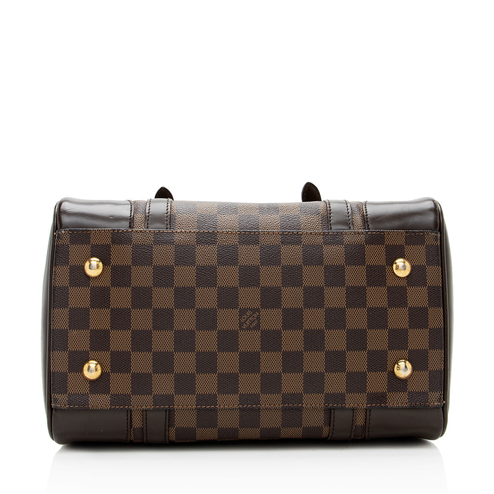 Louis Vuitton Damier Ebene Berkeley Satchel -  (SHF-18824)