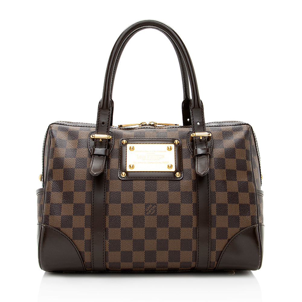 Louis Vuitton Damier Ebene Berkeley Satchel -  (SHF-18824)