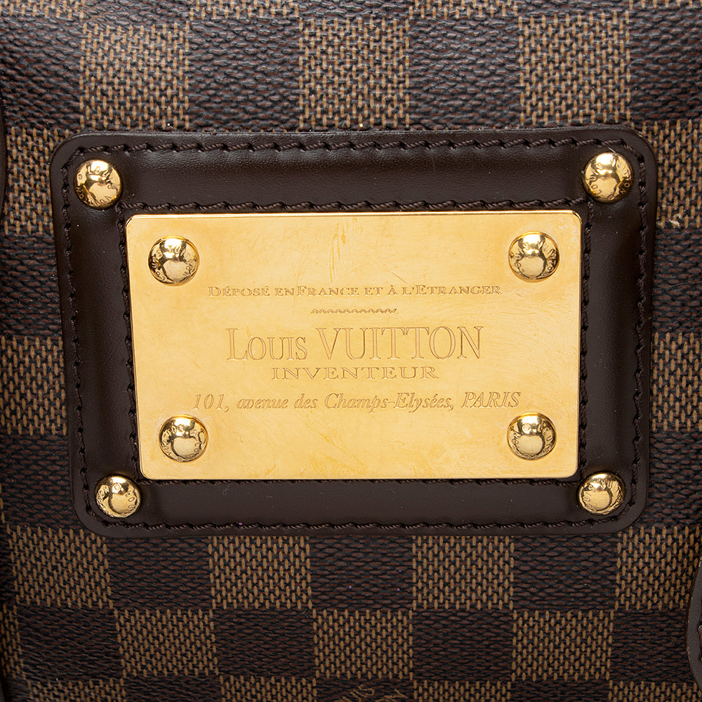 Louis Vuitton Damier Ebene Berkeley Satchel -  (SHF-18824)