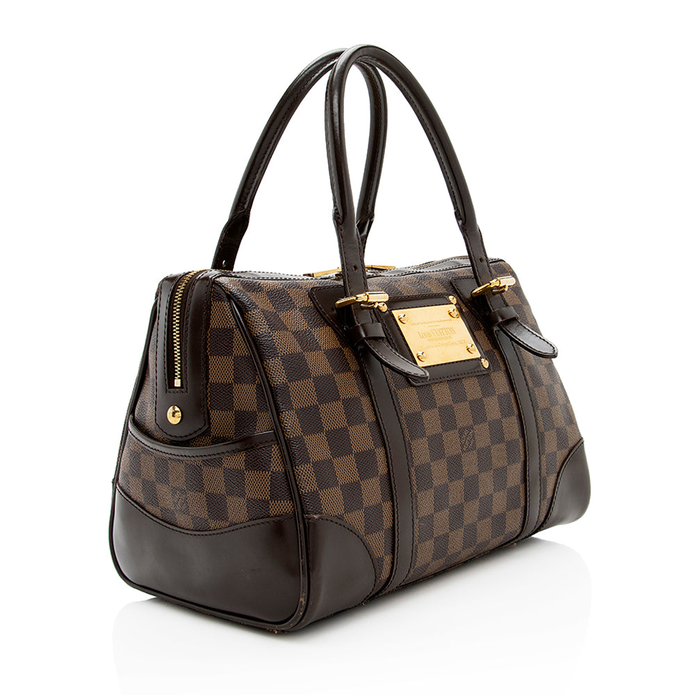 Louis Vuitton Damier Ebene Berkeley Satchel -  (SHF-18824)