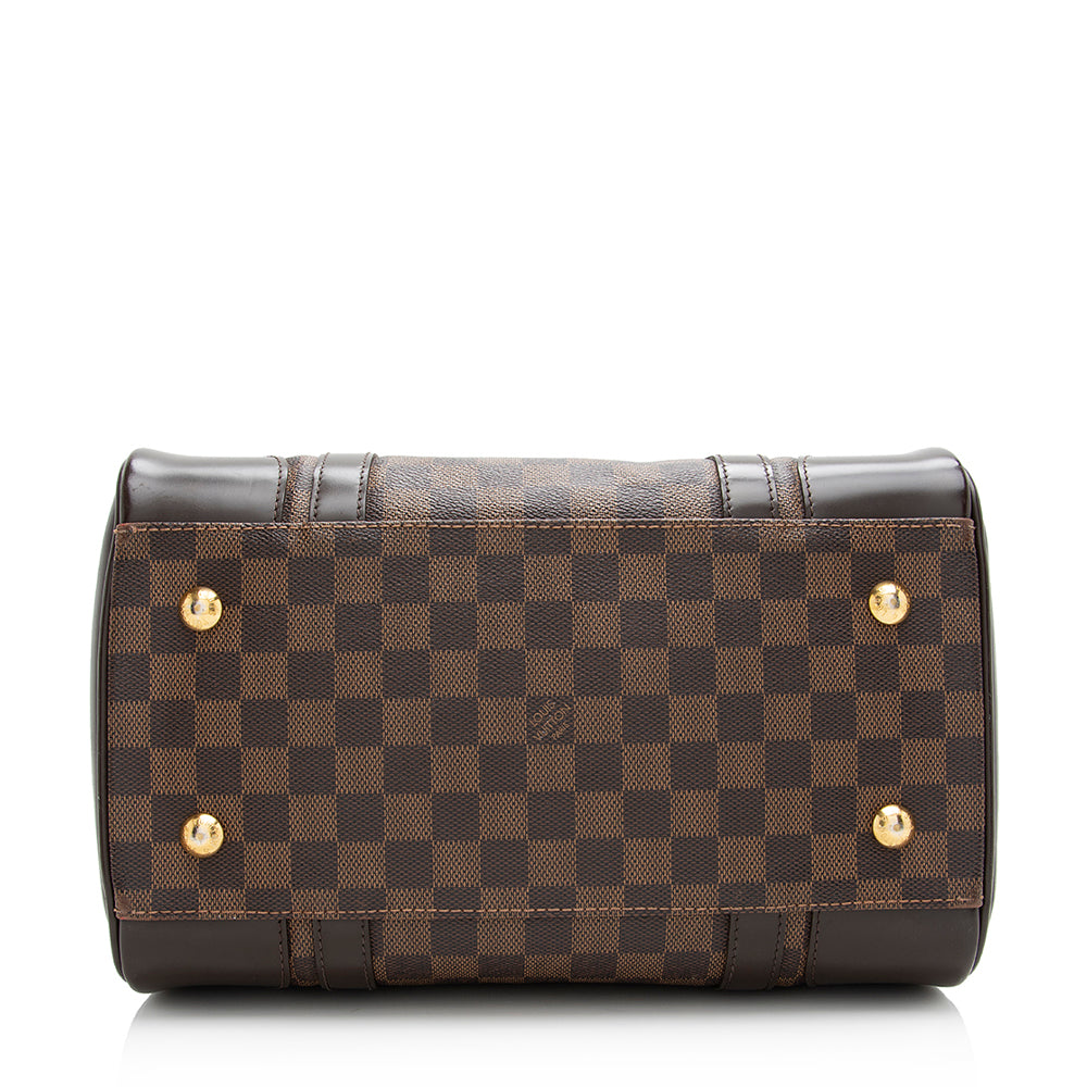 Louis Vuitton Damier Ebene Berkeley Satchel (SHF-21201)