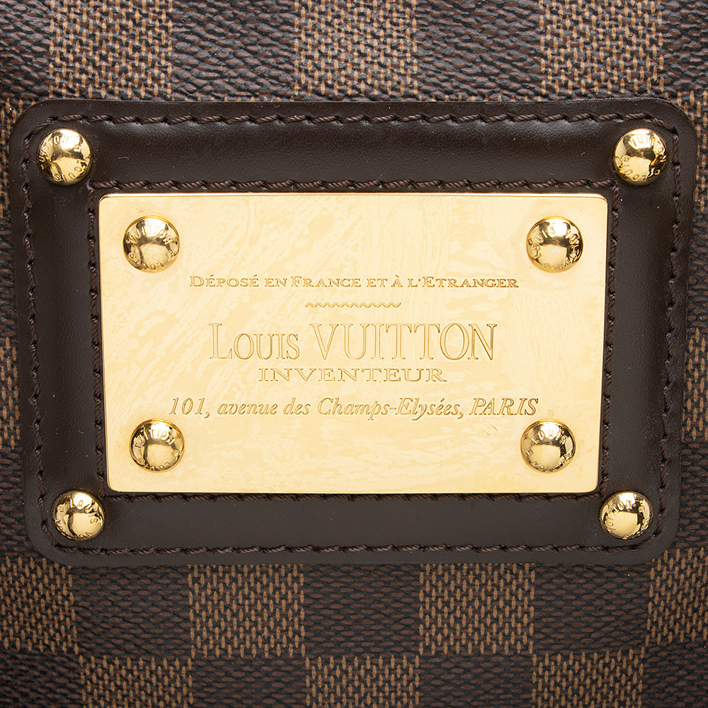 Louis Vuitton Damier Ebene Berkeley Satchel (SHF-21201)