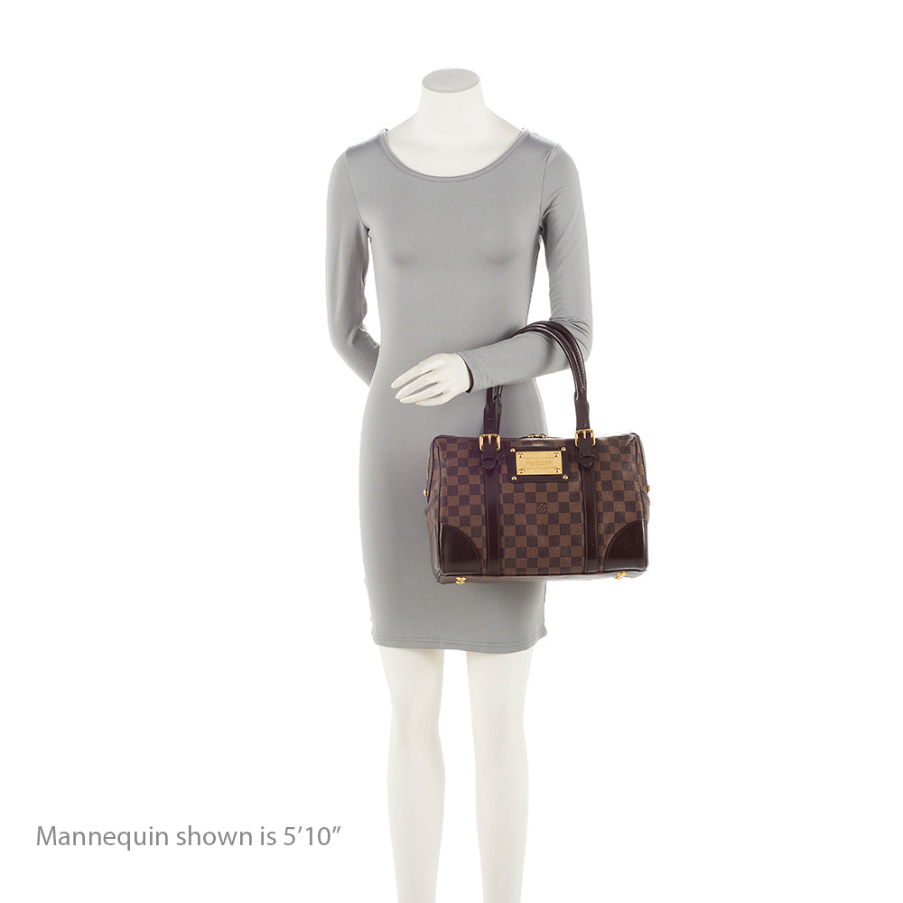 Louis Vuitton Damier Ebene Berkeley Satchel (SHF-21201)