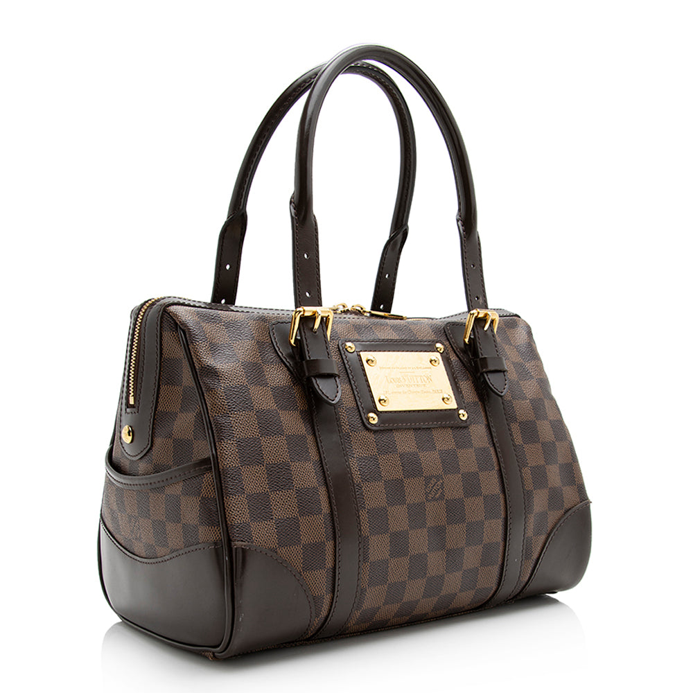 Louis Vuitton Damier Ebene Berkeley Satchel (SHF-21201)